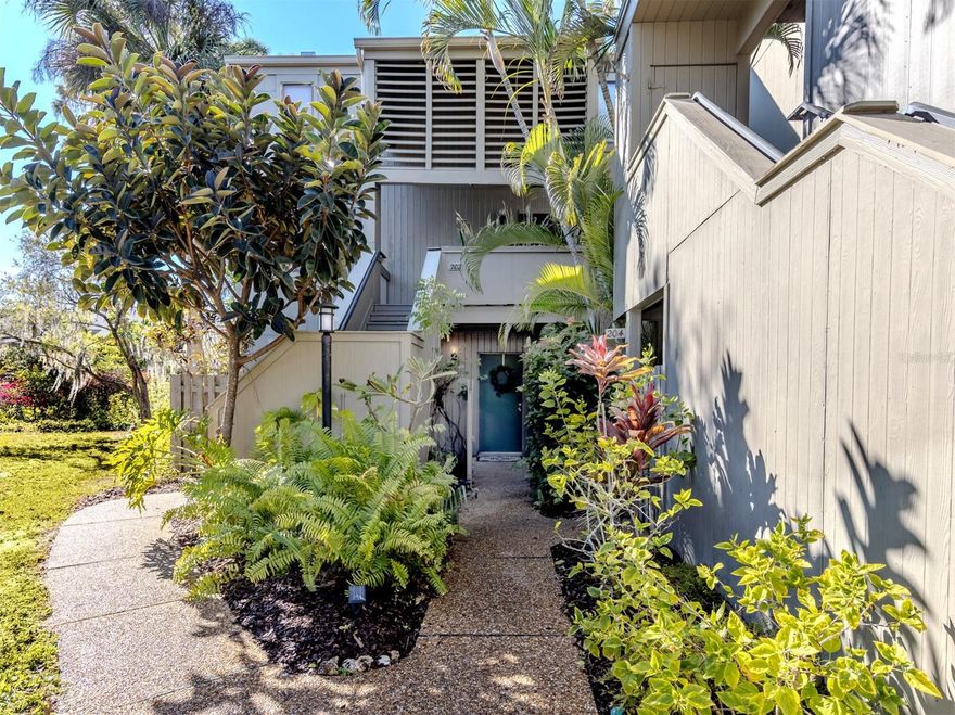 One or more photo(s) has been virtually staged. Welcome to Pine Run in Osprey!  Half-way between Sarasota and Venice, convenient to both with ample shopping and dining close by. Your 1 bedroom one and a half bath oasis is nestled on 20+ acres of lush native Florida landscape. This popular ground floor unit features large glass sliders and your own private courtyard in the front of the unit where you can enjoy your morning coffee and a screen enclosed covered rear porch where you can enjoy your evening with a beautiful sunset glow. New interior paint and baseboards surround neutral tile floors in the main living areas. The popcorn ceiling was removed for you.  Inside laundry closet and a deeded carport are also part of the package. Bring your animals to this pet friendly home! Located less than 1/2 mile from the Gulf, this 147-unit community supports your activities with a busy social calendar and many shared amenities to choose from each day. It features two pools, 3 tennis courts, 3 pickle ball courts as well as a Club House with fitness and library. There is a kayak storage area for paddle adventures, and the Blackburn Point Park is 1/4 mile away where you can launch and enjoy the Intracoastal waterway. Nokomis Beach and Oscar Scherer State Park are both a short drive away, or you can take a bicycle on the Legacy Bike Trail to downtown Sarasota or downtown Venice. The Florida lifestyle awaits!