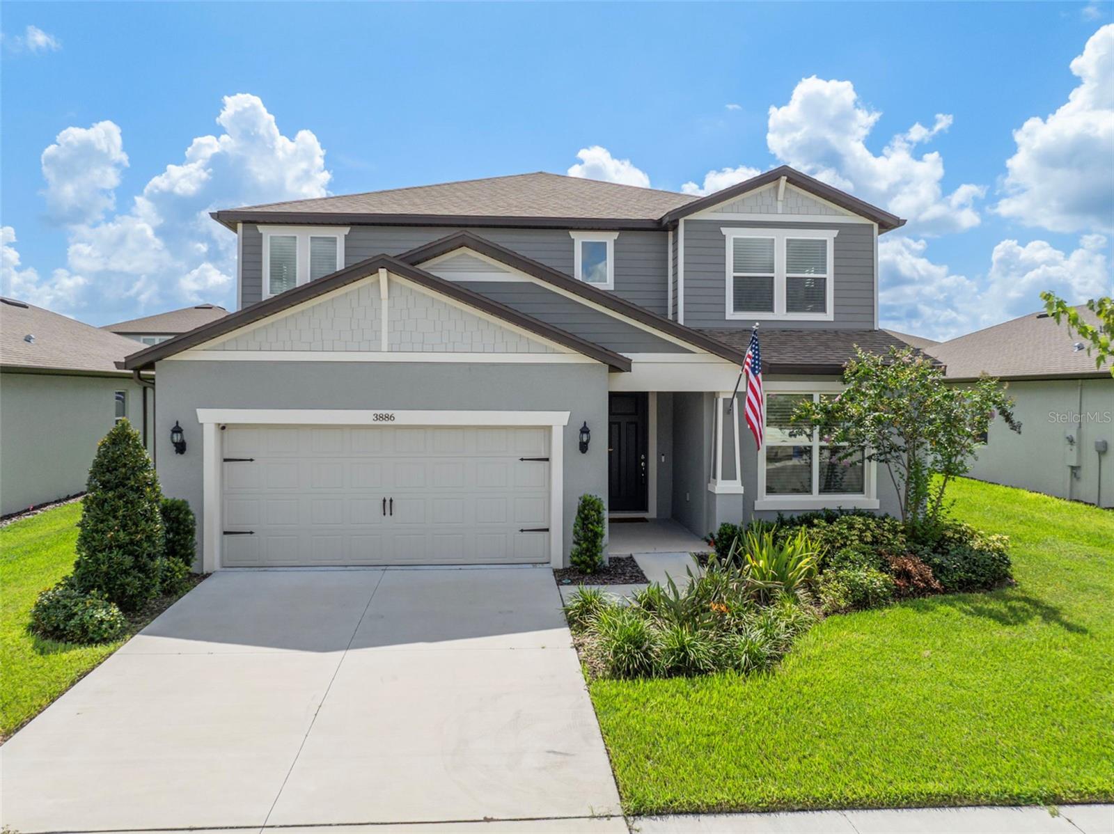 Stunning newer construction home in Whispering Pines – 5 Beds + 4 Bath + Den + Bonus Room and a 3 car tandem garage!
Welcome to your dream home in the beautifully crafted subdivision of Whispering Pines, a gated community in the heart of Land O’ Lakes, Florida. Built in 2024, this beautifully designed Yellowstone floor plan by Pulte Homes offers the perfect combination of style, space, and comfort for modern living. This expansive two-story home boasts 3,416 square feet and features 5 spacious bedrooms, 4 full bathrooms, a private den, and a large upstairs bonus room, providing ample space for work, play, and relaxation. The thoughtfully designed open floor plan creates a seamless flow between the great room, kitchen, and the formal dining area, perfect for entertaining guests or spending time with family.
Enjoy the convenience of a full guest suite on the main floor, ideal for visitors or multi-generational living. Upstairs, you'll find the remaining bedrooms, including a generously sized owner's suite, as well as a laundry room for added convenience.
Interior finishes include luxury vinyl plank flooring in main living areas, wall-to-wall carpeting in bedrooms and bonus spaces, and elegant ceramic tile in all bathrooms. Luxury solid surface counter tops on shaker cabinets with designer cabinet and drawer pulls create an abundance of elegance throughout the house.
Nestled within the serene and family-friendly Whispering Pines community, residents enjoy access to exceptional amenities including a resort-style community pool, clubhouse, and playground, offering the ultimate Florida lifestyle.