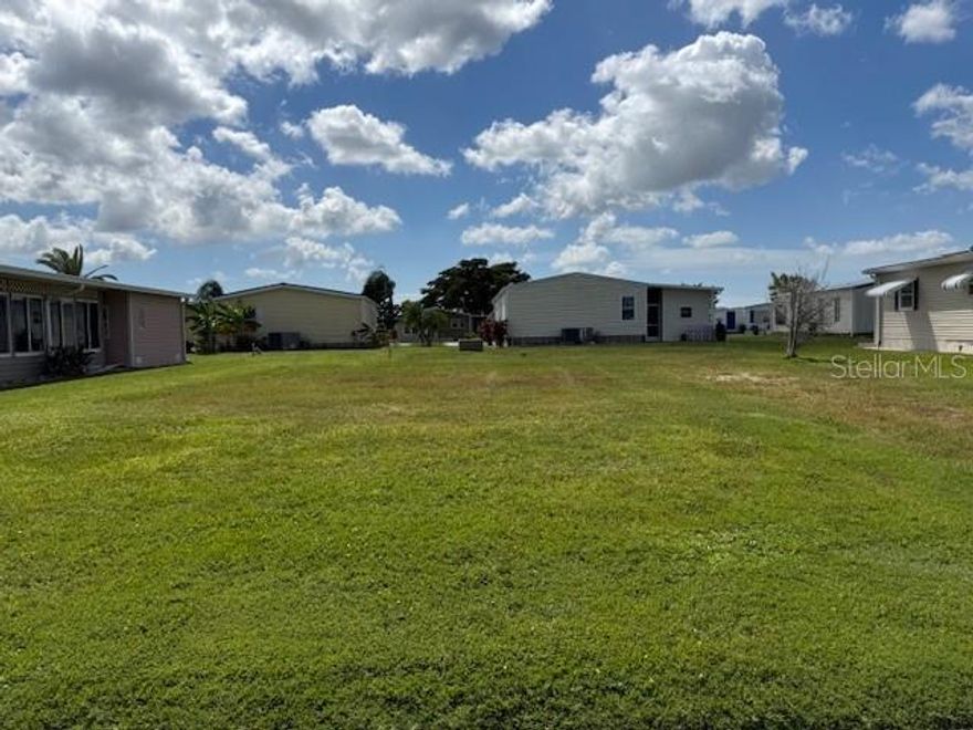 Vacant lot in a vibrant 55+ community located near the boat ramp and across from the La Casa-owned pristine 40 acres!  La Casa offers the ultimate Florida lifestyle.  We have 974 home sites nestled among a variety of native trees with spacious common grounds surrounding our eight lakes. La Casa is located between Sarasota and Fort Myers, and is a boater's dream with access to the Gulf of Mexico. It is convenient for shopping, sightseeing, golfing, fishing, and boating, as well as all the culture and elegance the Southwest Florida area is noted for. La Casa may have the best pools in the area. Our crown jewel is an extremely large, 40 X 60-foot swimming pool that is kept at a perfect 87 degrees. Our smaller 20 x 40 pool is quietly nestled between the clubhouse and the Activity Building. Both pools have adjacent hot tubs which are ideal for soaking muscles that are tired from golfing or tennis. Wireless Internet (Wi-Fi) is available at the Clubhouse, Activity Building, and Recreation Hall area where these pools & spas are located, so you can catch some rays while you catch up on your email! Sound enticing? Come for a visit to this self-contained oasis and see for yourself why La Casa is the ultimate destination for both snowbirds and year-round residents!