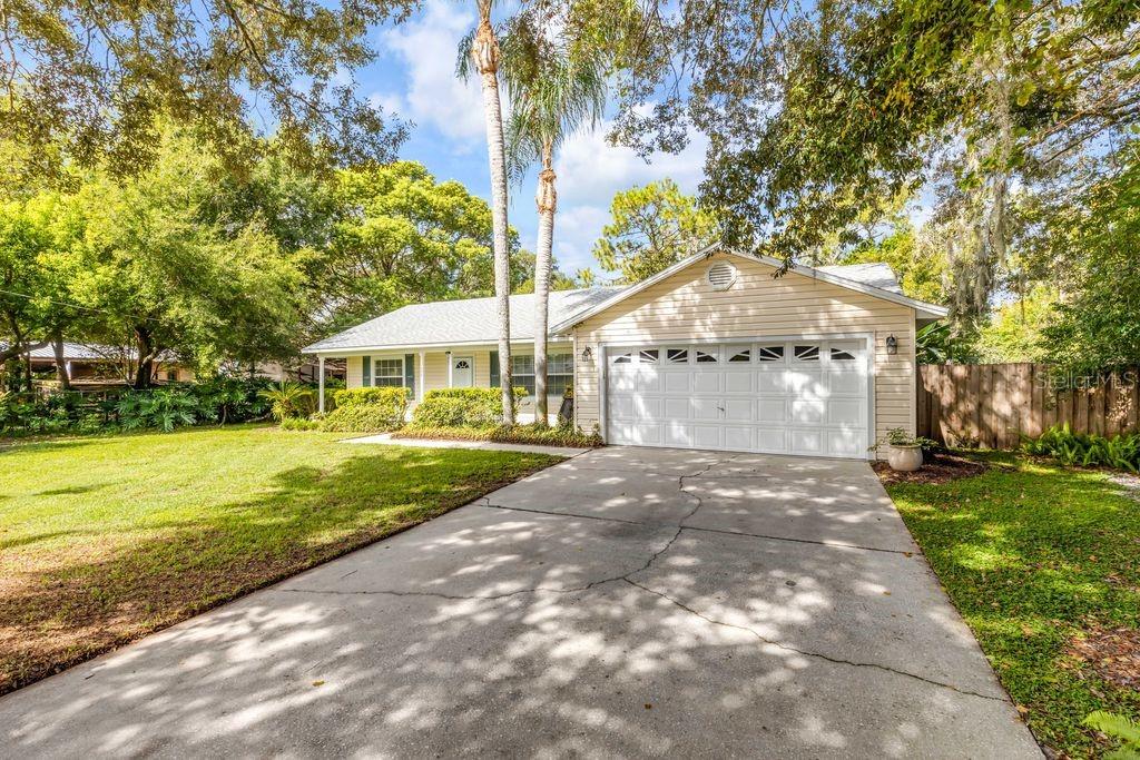 Welcome home to 488 North Summit Avenue, a charming retreat located in the gateway historical district of Lake Helen, Florida-the Gem of Florida's historic heart! This inviting 3-bedroom, 2-bathroom single-family home, built in 1992, boasts 1,229 square feet of cozy living on a generous 0.62-acre lot. Inside, enjoy beautiful hardwood floors with vaulted ceiling Family Room. Newly carpeted bedroom floors. The well equipped kitchen has Whirlpool Gold appliances and a great breakfast nook which overlooks your backyard oasis. Ready for that outdoor retreat then just steps away is your Florida Room. This home also has an attached garage, offering ample space for parking and storage. With Lake Helen's historic allure, this home could have great potential for a Short Term Rental opportunity, perfect for guests craving a quaint escape. But there is more to see on your tour, a place to keep all your big toys and trucks. The backyard is an amazing space, and you must see to believe just how much storage is available on these spacious 2 lots, RV and Boat pole barn. Two additional storage buildings. This property features a well-insulated absolutely, beautiful cypress sided workshop measuring 20 by 25 feet, complemented by an attached 24 by 36-foot parking stall suitable for large vehicles and equipment. This space has its own private gated entrance this too would make a great short- or long-Term Rental. Just a short drive away, explore vibrant shopping in Port Orange's bustling boutiques and plazas or soak up the sun and surf at New Smyrna Beach's stunning seashore, both within easy reach. Nestled in a quaint neighborhood, this home blends small-town charm with big possibilities. First time on the market and this amazing property definitely reflects the love of the homeowners. Grab your dream-come-true Lake Helen home-book your showing, it's going fast!
INFO IN LISTING IS DEEMED TO BE ACCURATE BUT MUST BE VERIFIED BY BUYERS. PLEASE CONFIRM WITH THE CITY OF LAKE HELEN, VOLUSIA COUNTY TAX, BUILDING, ZONING, ENVIRONMENTAL RELATED QUESTIONS, AND/OR PERMITTING TO THEM!