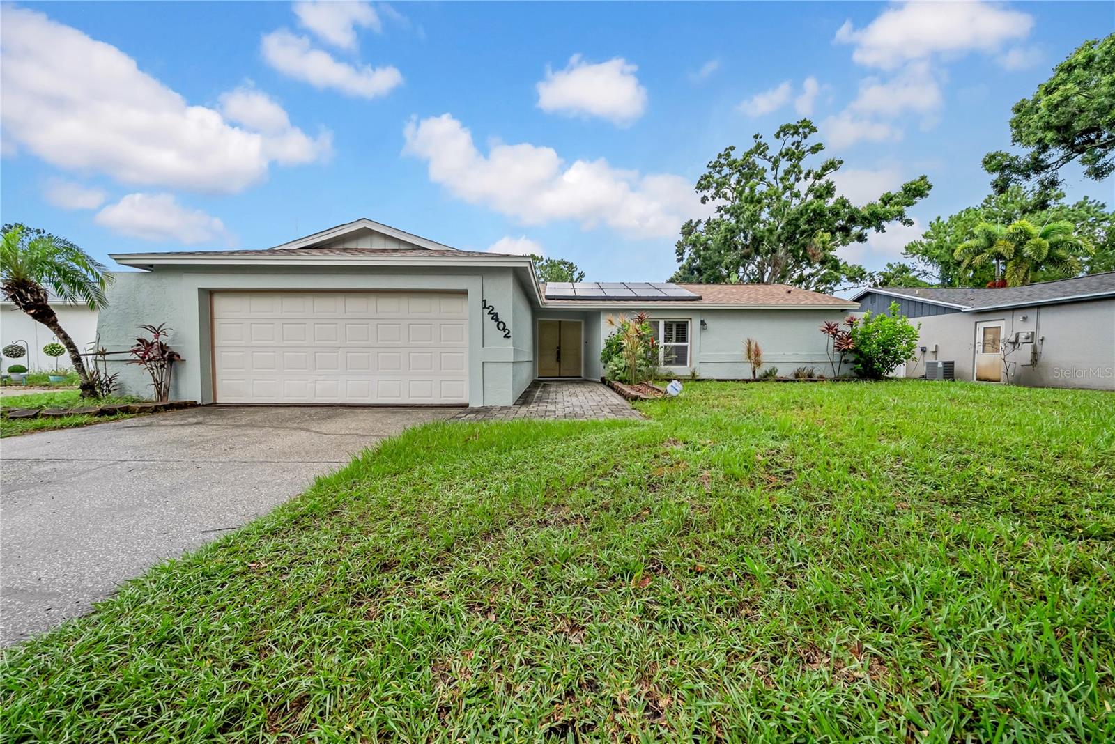 Welcome to Your Move-In Ready Pool Home in Somerset Lakes!
Tucked away on the peaceful, sidewalk-lined 84th Way, this beautifully renovated 3-bedroom, 2-bathroom, 2-car garage pool home offers the perfect blend of comfort, style, and energy efficiency in the desirable Somerset Lakes community of Largo.
Step inside and you’ll immediately notice the open, airy layout—ideal for both relaxing and entertaining. The updated kitchen is a true centerpiece, featuring new granite countertops, a farmhouse sink, stainless steel appliances, counter-height bar seating, and a generous eat-in area.
The home features a split-bedroom floor plan for added privacy. The spacious primary suite boasts a walk-in closet with custom shelving and a stylish ensuite bath. You'll love the bright family room with French doors that open to your private sparkling pool, surrounded by a paver patio—perfect for outdoor gatherings and Florida living year-round.
Eco-conscious? Enjoy low electric bills thanks to the fully owned solar panel system installed in 2017.
Additional highlights include:
Fully fenced backyard with storage shed
Plantation shutters throughout
Hurricane-rated impact windows, new front door, and reinforced garage door.
Major updates: Roof (2023), A/C (2020), Water heater (2020), and Pool resurfaced (2021)
Home being sold AS-IS.
Best of all, this home is not in a flood zone and is centrally located near top-rated Gulf beaches, shopping, dining, I-275, and both Tampa International and St. Pete/Clearwater airports.
This is the Florida lifestyle you've been waiting for—don’t let this one get away!