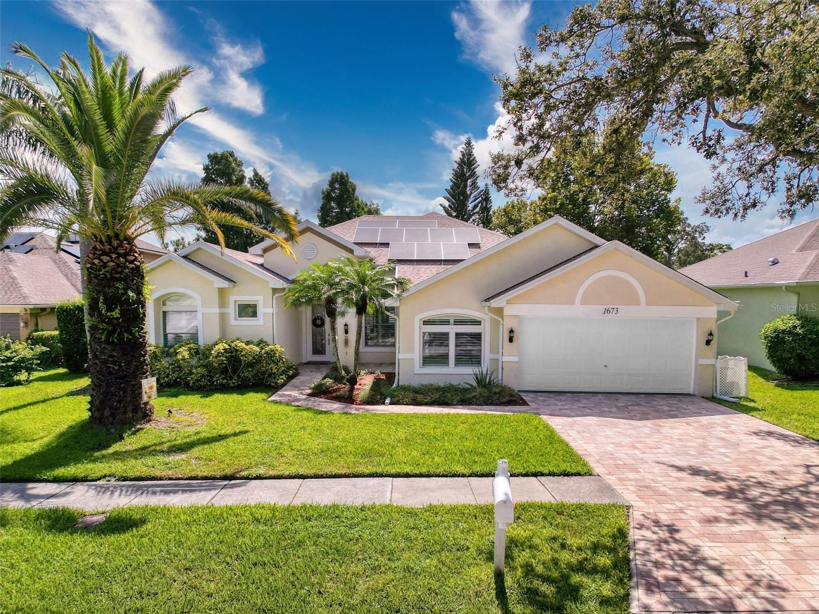 Welcome home to this thoughtfully designed 4 Bedroom 3 bathroom home that features a downstairs BONUS ROOM/OFFICE and an upstairs LOFT plus SALTWATER POOL AND SPA and on a quiet street with a peaceful pond in the backyard to soak up the natural Florida beauty! Pulling up to the home you will immediately notice the wonderful curb appeal and the light and bright newly painted exterior. This home has been thoughtfully updated with most of the major systems replaced in 2020 or newer. Some upgrades include a new roof, solar panels, water softener, new windows and so much more! Proceed through the front door and prepare to be wowed by the abundance of natural light flowing through the sliding glass doors and into the formal living space and dining room. Proceed into the gourmet chefs dream kitchen featuring stainless steel appliances, a range hook fit for a true chef, tons of cabinets and even more counter space. Natural light continues to flow through the kitchen and great room through the wall of windows and the additional sliding glass doors. The split bedroom floorplan features a secluded primary suite with trey ceilings, dual vanities, a garden tub, walk in shower and private sliding glass doors taking you outside to your private oasis. To the right there is a separate hallway taking you to THREE spare bedrooms, a full bathroom and the first bonus room/office space. Upstairs you will find the generously sized loft/2nd bonus room! Outside is an entertaining dream! The large pool fit with spa/hot tub overlooks a picturesque pond with mature landscaping for ultimate privacy and relaxation. Situated in the Tarpon Springs, this home is close to beaches, shopping, dining, local parks and so much more! Call today for your private VIP showing or virtual tour.
https://my.matterport.com/show/?m=9FUySHkpTBQ&brand=0&mls=1&