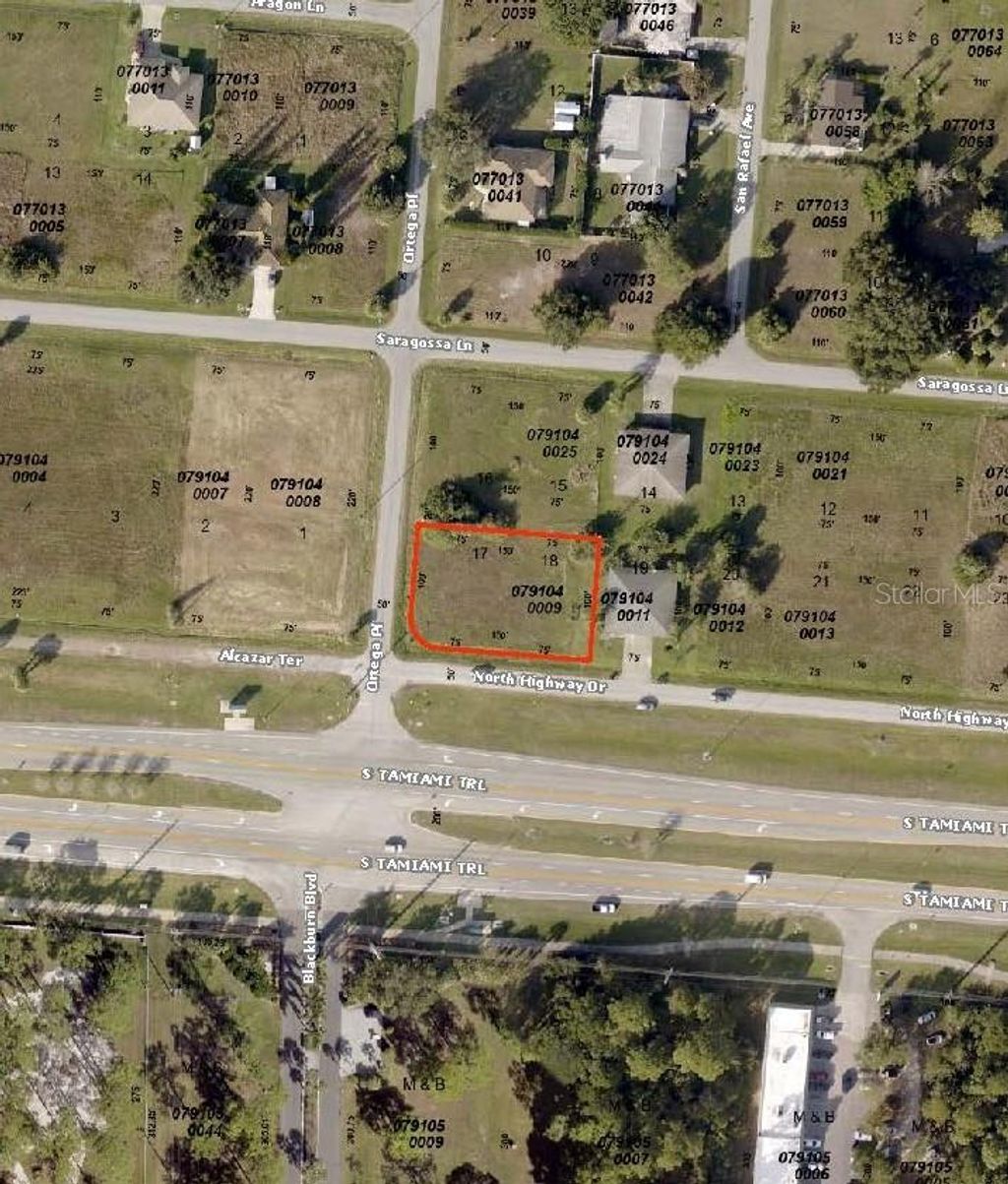 Photo of 12000 S Tamiami Lot 17 &amp;18 Trail #Front, North Port, FL 34287 (MLS # C7430063)