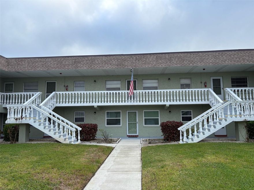 Step inside this condo and appreciate the bright, open floor plan . The main living area and bedroom feature durable bamboo flooring in the kitchen, give it a contemporary feel. The kitchen has ample cabinet space, and a breakfast bar for casual dining. The bathoom was updated in 2025. Resort-Style Amenities & Low-Maintenance Living Embrace an active, carefree Florida lifestyle with an incredible list of community amenities right outside your door. Residents enjoy a large heated swimming pool, tennis and pickleball courts, shuffleboard, and a comprehensive clubhouse featuring a fitness center, billiards, darts, and a social recreation room. The HOA includes cable, internet, water, sewer, trash, landscaping, and exterior maintenance—making this true maintenance-free living. Unbeatable Location: High & Dry Situated in a NO FLOOD ZONE (X/AE) and conveniently located next to the Tarpon Springs Golf Course, this location is second to none. You are just minutes from the famous Sponge Docks, charming brick streets of Historic Downtown Tarpon Springs, and stunning Gulf beaches like Sunset Beach and Fred Howard Park. Enjoy easy access to the Pinellas Trail, top-rated restaurants, shopping, medical facilities, and major roadways.    There are furnishings in condo. All or some of property can stay or be removed(by owner)  Don't miss this opportunity to secure your slice of paradise in one of Florida's most charming waterfront towns. Schedule your private showing today!  Property is also listed for sale and will be taken off market once it is leased or sold,