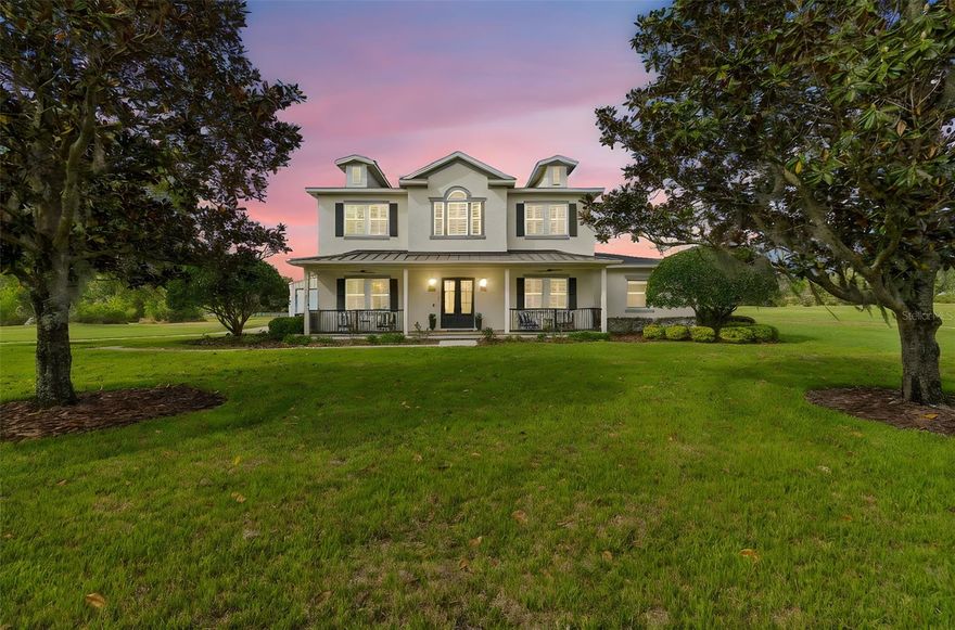 Welcome to this private retreat where luxury, functionality, and natural beauty converge on 5 acres within a gated equestrian-friendly community. Completely renovated multi-generational home, this custom estate features a chef's kitchen with a professional gas range, Taj Mahal quartzite countertops, custom maple cabinetry with built-in organizational features, and designer finishes throughout. Entertain in style with a media room, bonus family room with a fully-equipped wet bar, and a custom fireplace. Surround sound throughout. The primary suite offers his-and-her closets with built-in storage, a connected office, and a renovated bath. Every closet features custom built-ins. Outside, a saltwater pool with water feature & firepit. The 2019 roof/2025 exterior doors and sliders provides added peace of mind. A 2BD/2BA guest casita built in 2020 includes a kitchen & laundry. Plus an AC RV/workshop garage & whole home generator. Please note this property carries a Plant City postal address (33567); it is located in unincorporated Hillsborough County.