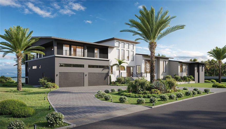 Pre-Construction. To be built. Construction in progress. Situated in beautiful siesta key, this exceptional estate represents the pinnacle of luxury living in Sarasota. Developed by M&J Pham Development, this residence is a masterpiece of innovative, forward-thinking design and flawless craftsmanship. This home is 5,454 square feet, with 5 bedrooms, 7 baths and 2 half baths. Inside, you'll discover an open floor plan that harmoniously blends expansive spaces with comfortable, luxurious living. The soaring, 18-foot vaulted ceilings and seamless transitions between the grand indoor living areas, multiple patios, and lush outdoor grounds make this home ideal for intimate gatherings and larger events alike. The well-appointed kitchen features an open-concept layout, highlighted by a stunning quartz island with waterfall edges, under elegant pendant lighting. Custom cabinetry in a sleek, glossy finish complements the state-of-the-art stainless-steel appliances, which include a professional-grade gas range, double ovens, and a built-in espresso machine. A discreet entry leads to a spacious butler’s pantry, offering additional storage, a secondary sink, and a prep area - perfect for hosting large gatherings or keeping the main kitchen organized. The pantry also mirrors the kitchen’s custom cabinetry and countertops for a seamless design. Adjacent to the dining area, a glass-enclosed, temperature-controlled wine room adds both style and function, and is sure to beautifully showcase your wine collection with custom shelving and ambient lighting. The expansive primary bedroom features 14-foot vaulted ceilings and large windows that fill the room with natural light. Soft, neutral tones create a serene environment, while the en-suite bathroom offers a spa-like retreat with a freestanding soaking tub positioned beneath a large window. Dual sinks with quartz countertops and sleek fixtures provide ample space, and the frameless glass walk-in shower features multiple shower heads and exquisite tile work. For entertainment, the theater room is a dream come true, offering tiered seating with oversized leather recliners - each equipped with cup holders and personal charging stations. The ultra-high-definition projection screen spans an entire wall, ensuring an immersive viewing experience. Outside, the resort-style pool is the centerpiece of the backyard, complete with a built-in spa, waterfall, and ambient lighting. A natural stone deck,  covered lanai dining area, and a fully equipped outdoor kitchen and bar provide the perfect setting for outdoor living. A cozy fire pit with seating offers a perfect gathering spot for evenings, while the lush landscaping - featuring vibrant flower beds, mature trees, and decorative water features - creates a tranquil and picturesque setting. This outdoor space seamlessly combines comfort, style, and functionality for an exceptional living experience. Positioned on a grand parcel of approximately 22,671 square feet, this home offers privacy and tranquility amidst beautifully landscaped grounds. Whether you’re seeking the excitement of downtown Sarasota or the natural beauty of the Gulf, experience the perfect blend of luxury, comfort, and convenience in this exceptional home in a fabulous location.
