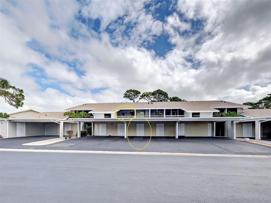 Welcome to Pinebrook Lake Club, where you'll enjoy comfort, convenience, and community. Enjoy the peace and quiet in a location that can't be beat. Live the easy Florida lifestyle, while 10 minutes or less from Venice Island and beaches, shopping, restaurants, I-75, and the new Sarasota Memorial Hospital. Move right into this Turnkey Furnished, 2 bedroom, 2 bathroom Condo, and start enjoying on day 1. This home is spacious with a split bedroom layout, vaulted ceilings and screened Lanai's on both the front and back giving you lots of outdoor space, great cross breezes, and views. This home features a beautifully designed hallway space that features a dry bar, complete with a built in wine fridge, perfect for entertaining. Built in cabinetry and drawers provide ample storage, doubling the size of the kitchen, while maintaining a clean, modern aesthetic. Thoughtfully designed for both convenience and elegance, this hallway adds a touch of luxury to everyday living and creates a natural flow between spaces in the condo. The home has been meticulously maintained and has had only light seasonal use for many years. The home comes with a brand new washer, dryer, and hot water tank with new code compliant wiring. The kitchen is equipped with a carbon block 3 stage water filter. The low condo fee includes Cable, Water, Sewer, Trash, Building Insurance, and all exterior maintenance. The community has very recently replaced Roofs and Carports. The roads were resurfaced 2 years ago. The pool deck is being upgraded to pavers in the next 30 days. Relax and enjoy the water views at the Community Pool and Clubhouse, located right across from the home. All residents have access to Pinebrook South where you'll have access to a large community pool, clubhouse, library, game room, a ramp and storage for canoes and kayaks, and a dock for fishing. Across the street, there are 2 parks with expansive public recreation areas, including, Tennis, Basketball, Baseball, Football, Soccer, and Walking Trails. This Condo is priced to sell, so hurry over for a showing.