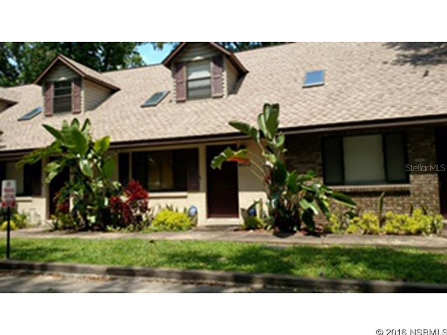 2-story unit conveniently located midway between International Speedway Blvd. and Granada Blvd. Condo has been recently re-painted, new flooring and has undergone other improvements. Quiet location; gated complex. Cute rear patio with privacy. Roof was replaced in 2014. Stove, refrigerator 4 yrs old; dishwasher 2 yrs. old, new garbage disposal.  Transferable warranties on most appliances. Water heater new 2012. All information recorded in the MLS is intended to be accurate but cannot be guaranteed. ;LocationDescription: Condo ;Water: City