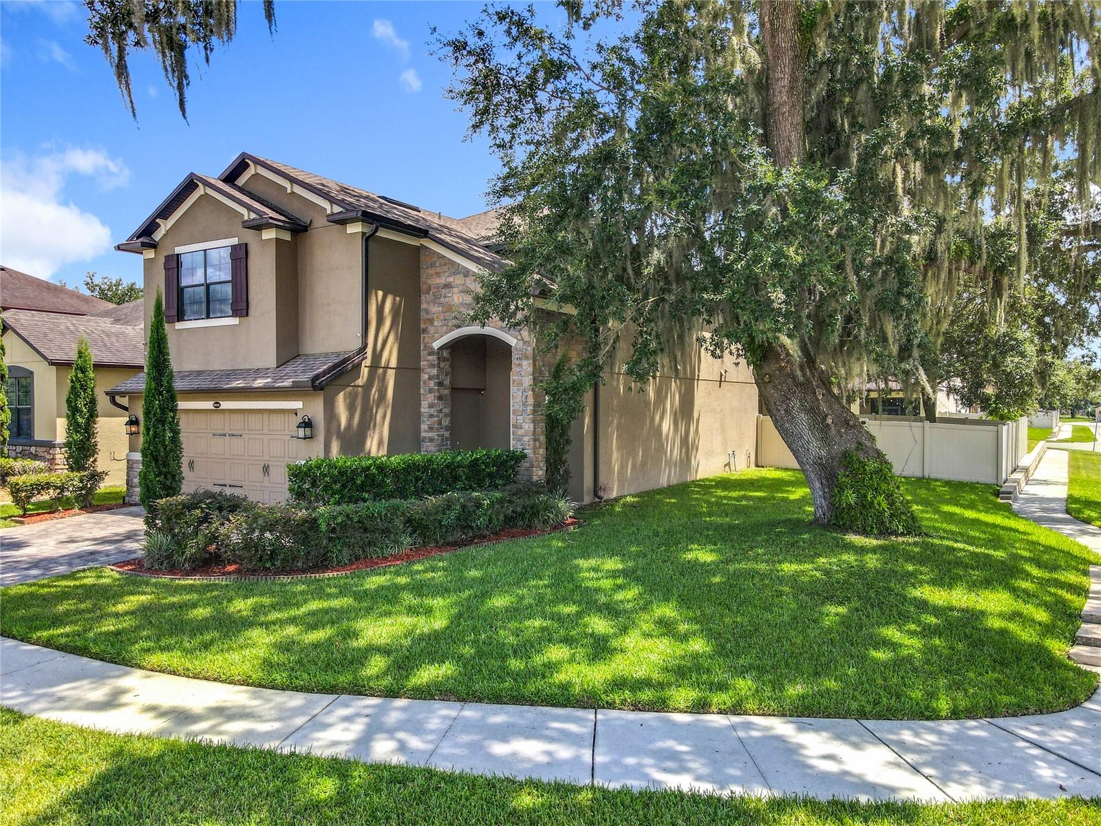 Welcome to this meticulously maintained 3-bedroom, 2.5-bathroom home located in a quiet, well-kept community with a pool and playground. From the moment you step inside, you’ll appreciate the pride of ownership and thoughtful layout designed for both comfort and entertaining. Upstairs, enjoy your very own home theater setup in the loft, complete with a projector and tiered seating – all included in the sale. The expansive primary suite features a walk-in closet and a beautifully appointed en suite bathroom with dual sinks, a separate shower stall, and a soaking tub. Downstairs, the open-concept kitchen is a chef’s dream, boasting a large island, walk-in pantry, and seamless flow into the living room, making it ideal for gatherings and daily living. A spacious first-floor office/den provides flexibility for working from home or a quiet retreat. Nestled in a smaller neighborhood, this home offers community charm with access to a pool and playground, all while being close to local conveniences, schools, and major roadways. A/C replaced in 2023! This move-in ready gem is a rare find – schedule your showing today!