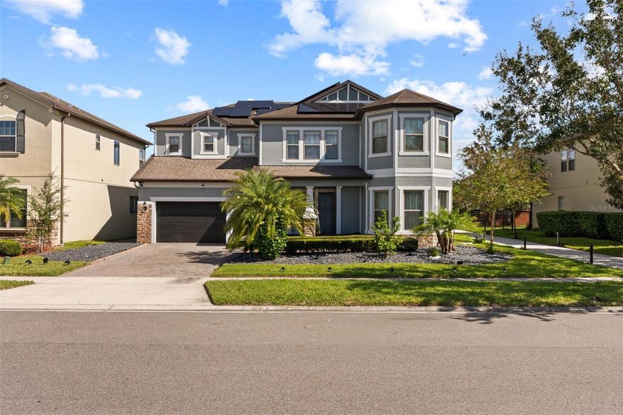Experience the perfect blend of elegance, comfort, and sustainability in this stunning 5-bedroom, 4-bath residence nestled in the prestigious Royal Legacy Estates.
Designed for effortless Florida living, the home features a private pool, a screened lanai with ambient LED lighting, and a fully paid solar panel system that combines luxury with energy efficiency.
Positioned on a prime lot just steps from the clubhouse, this home offers privacy, convenience, and timeless appeal.
Where modern design meets serene living, this property invites you to embrace the lifestyle.