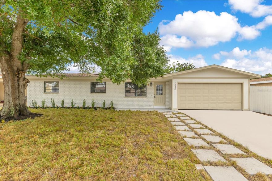 Completely renovated 3 Bedroom, 2 Bathroom home with plenty of room for family and friends. Fantastic location! Near good schools, restaurants, shopping, boat ramps, Kennedy Space Center, parks, Port Canaveral and fantastic beaches. Within minutes of Orlando's international airport and world famous attractions. Brand new flooring, cabinets, countertops and painting inside/out. "Whole-home" solar panels keeps the electricity costs low. Both solar panels and roof are five years new. Brand new water heater in your inside washer/dryer utility room. Two car garage offers nice space for cars or storage. Side locked gate is perfect for your small boat or jet skis. Nice sized, fenced back yard keeps your pets safe while you're grilling in your private patio area.