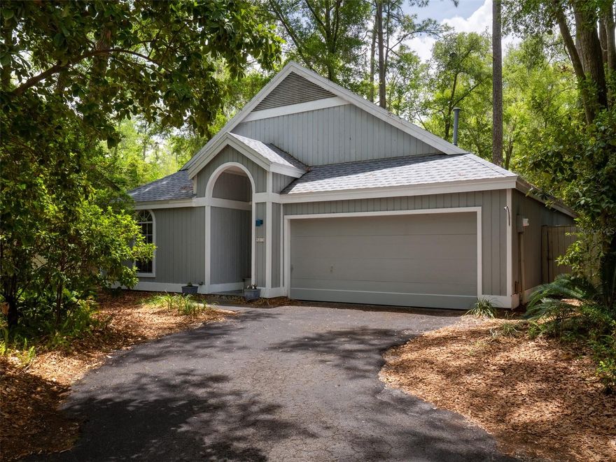 Some homes just feel right from the start. Situated on a quiet cul-de-sac in Indigo Square at Haile Plantation, this three-bedroom, two-bath home has warmth, personality, and a long list of updates that make it truly move-in-ready. A new roof (2026), new HVAC (2026), and renovated kitchen and bathrooms mean you can enjoy your new home with confidence.  ~ 

Step inside and you will find hardwood floors throughout, high ceilings, abundant natural light, and an open floor plan that gives the whole space a connected, easy feel. A fireplace anchors the main living area, and a charming dining nook with a built-in bench adds character and convenience. The updated kitchen offers abundant cabinetry, stainless appliances, quartz counters, and finishes that feel considered and current. The primary suite opens to a bathroom that carries the same elevated standard and is modern, polished, and well-executed. Out back, a Trex patio made for Florida living is perfect for your morning coffee, entertaining, or an evening of relaxation. ~ 

Low-maintenance living does not get much better than this. The HOA handles the front area, the back is Florida-friendly and zero-scaped, and with a new roof, new HVAC, a two-car garage, and no carpet anywhere, your checklist is essentially complete. ~ 

Indigo Square at Haile puts you at the heart of one of Gainesville's most beloved established communities. You’re just moments from the weekend farmer's market, miles of trails, UF, Shands, shopping, dining, and everything you love about Gainesville. Homes in Indigo Square rarely come available and for the buyer who has been waiting for something special — the wait is over!