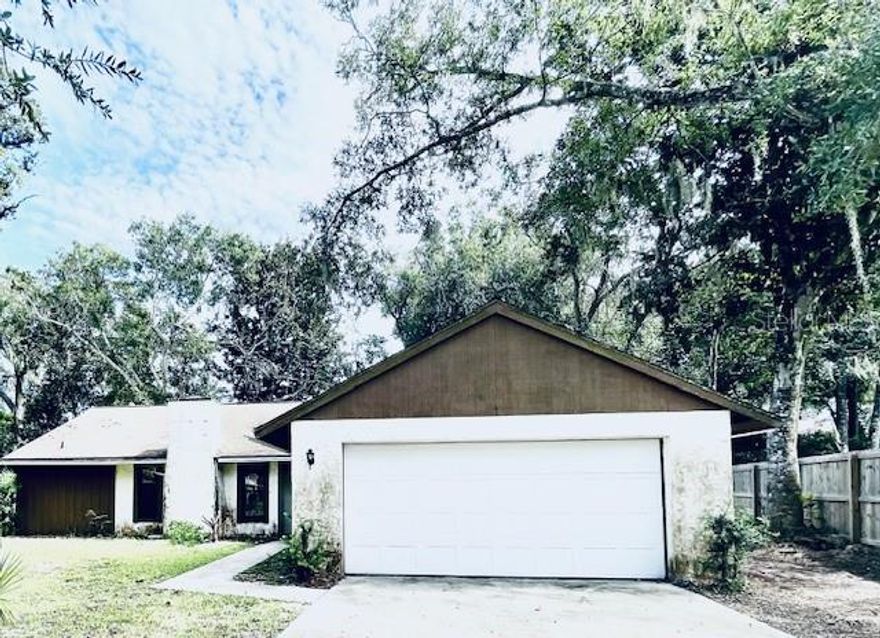 Welcome to 7 Brookside Cir in the desirable Northbrook community of Ormond Beach. This single-story block home offers 3 bedrooms, 2 baths, and 1,533 sq ft of living space. Features include a cozy fireplace, open living areas, and an attached 2-car garage. Built in 1980 on a 7,840 sq ft lot, the property combines comfort and convenience. Located just minutes from I-95, shopping, dining, and beaches, this home presents excellent value and potential for buyers seeking to enjoy all that Ormond Beach has to offer.