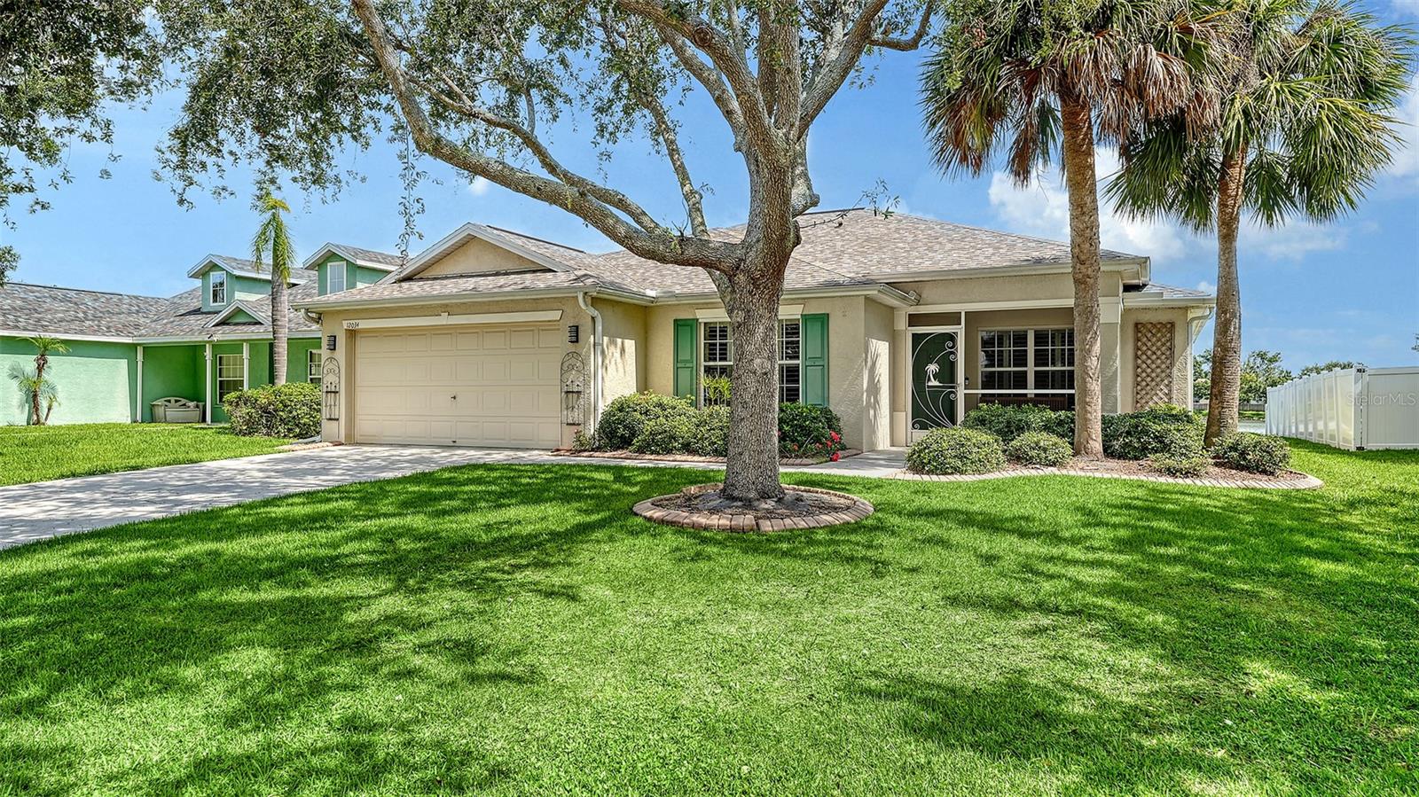 Turnkey Furnished Pool Home with Stunning Lake Views!
This beautifully maintained 3-bedroom, 2-bathroom home with an additional office, study, or den is being offered for the first time. Boasting just under 2,100 sq. ft. of flexible living space, this home is perfect for those seeking comfort, style, and peace of mind—all in one.
Features You'll Love:
Open-concept layout with lake and pool views from multiple living areas
Spacious primary suite with en suite bath, walk-in closet, and serene water views.
Lovely kitchen with solid wood cabinetry, staggered countertops with bar seating, recessed lighting, and direct access to the great room—ideal for entertaining.
Engineered wood flooring in the primary bedroom, dining room, living room, and den.
Indoor laundry room with washer and dryer included.
Outdoor Oasis:
Recently replaced pool cage surrounding an in-ground pool with a generous deck and covered patio area.
Tranquil backyard with lake frontage, offering added privacy and peaceful water views.
Upgrades & Extras:
Newer roof, screened front patio,
AC system serviced bi-annually,
Ring doorbell system, irrigation system, and plantation shutters throughout.
Sold turnkey furnished—just bring your toothbrush and suitcase!
Whether you're looking for a seasonal getaway or a full-time residence, this move-in-ready home delivers comfort, convenience, and a picture-perfect Florida lifestyle. PS dog lovers, fences are allowed.
Schedule your private showing today—this one won’t last!