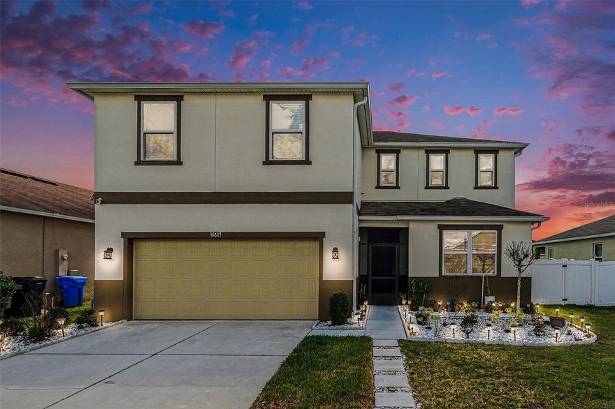 Welcome to this beautifully maintained 5-bedroom, 3.5-bath single-family home in the peaceful and growing community of Wimauma. Offering generous living space and modern finishes, this home is perfect for those seeking comfort, flexibility, and room to grow.

Step inside to a spacious and thoughtfully designed layout ideal for both everyday living and entertaining. The heart of the home is the open-concept kitchen, featuring stainless steel appliances, granite countertops, and abundant cabinetry, seamlessly flowing into the dining and living areas for effortless gatherings.

With five generously sized bedrooms and three full bathrooms plus a convenient half bath, this home provides excellent space for guests, a home office, or multigenerational living. The primary suite offers a private retreat with ample room to relax and unwind, complete with an en-suite bath for added comfort.

This property has been well maintained, reflecting pride of ownership throughout. The versatile floor plan accommodates a variety of lifestyles while providing both functionality and style.

Conveniently located near parks, shopping, dining, and with easy access to Tampa Bay and Gulf Coast beaches, this move-in-ready home offers the perfect blend of peaceful suburban living and everyday convenience.

Don’t miss the opportunity to make this spacious home yours!