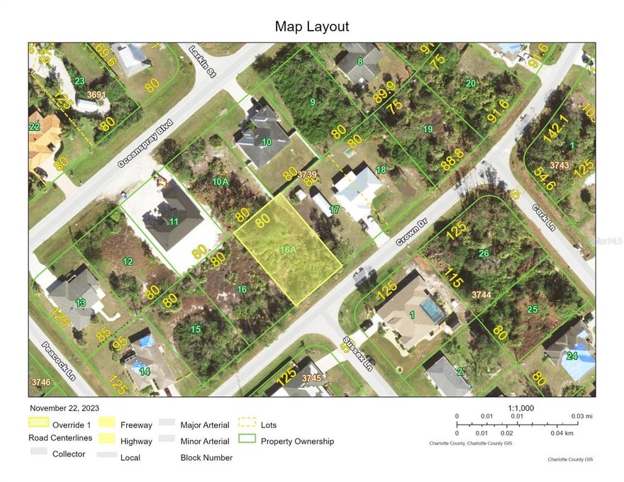 Build your dream home here! Lovely Englewood lot that is not in a flood zone. The location is perfect as it's close to beaches, shopping, local restaurants, golf courses and the beautiful island of Boca Grande. Don't delay purchase this lot now.