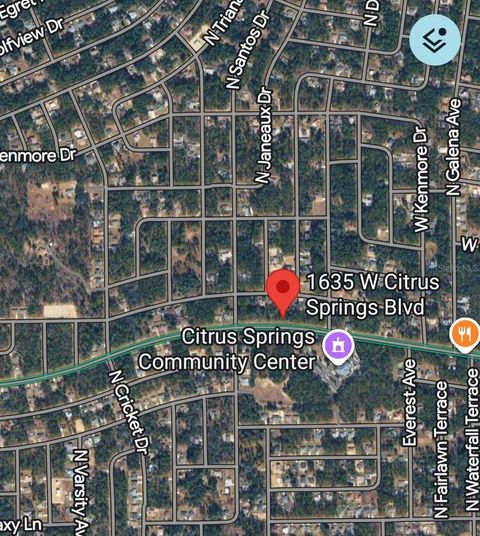 1635 W CITRUS SPRINGS BOULEVARD CITRUS SPRINGS FL 34434
