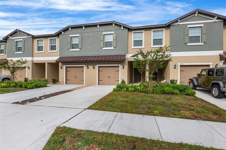 Welcome to your next home in the highly sought-after Angeline community of Land O Lakes! This stunning, townhome offers a modern, open floor plan with elegant finishes throughout. The spacious primary suite is a true retreat, located on the upper level. Relax in your en suite bath, which boasts dual sinks and a walk-in shower for ultimate comfort. Enjoy access to all the amenities Angeline has to offer while coming home to peace, privacy, and beautiful surroundings. This home’s prime location, just off the Veterans Expressway, makes commuting a breeze and adds a layer of convenience for busy lifestyles. Whether you’re headed into Tampa for work, exploring nearby shopping and dining options, or visiting the pristine Gulf Coast beaches, you’ll enjoy easy and quick access to all your favorite destinations.