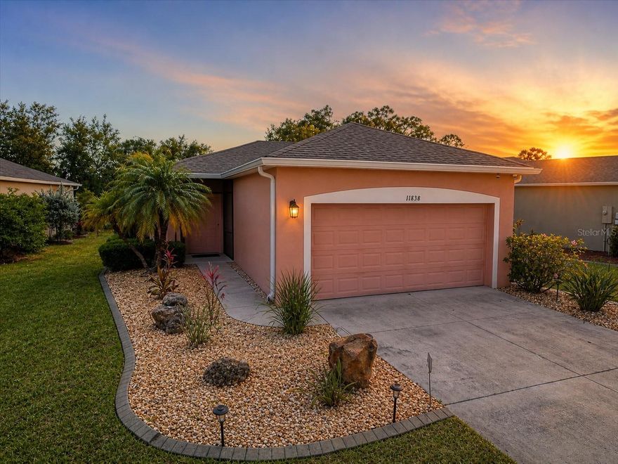 Live the Florida lifestyle you’ve been dreaming of in this beautiful 3-bedroom, 2-bathroom WITH versatile Den home in this highly sought-after community. Perfectly positioned with a private preserve backyard view, this home offers peaceful natural surroundings and an extended screened lanai with views of both sunrise and sunset for year-round enjoyment, complete with sun shades and double ceiling fans—ideal for relaxing or entertaining in comfort. Arriving at the property, you’ll immediately notice meticulously maintained landscaping featuring concrete edging around the entire home and in the backyard, while river rock accents enhance the home’s curb appeal. A screened front porch provides a welcoming space to enjoy refreshing breezes on cooler days. Inside, the home showcases extensive upgrades and elegant finishes, including crown molding and plantation shutters that add timeless style and sophistication. The kitchen is equipped with graphite double sinks, newer appliances—including a range, granite countertops, and a stylish tile backsplash. The main living areas features luxury waterproof Coretec plank flooring throughout the foyer, living room, dining room, kitchen, hallway, and laundry room, while the bedrooms and den offer elegant plank tile flooring. The upgraded laundry room includes a high-capacity LG stacked washer and dryer, custom cabinetry, a large utility sink, and a granite countertop for added convenience. A spacious 2-car garage provides ample storage and functionality. Additional peace of mind comes with a NO FLOOD ZONE and a newer roof (2022) ensuring years of worry-free living. Located in the gated community of Stoneybrook, residents enjoy resort-style amenities including pool, fitness center, playground, tennis, pickleball, beach volleyball, pickleball, fitness center, clubhouse, splashpad, internet and Direct TV, plus an active social scene all covered by a low HOA, making this home an exceptional value. Ideally situated, this home is just minutes from Venice beaches, charming downtown Venice, Wellen Park, CoolToday Park Stadium, major highways, shopping, dining, and more, offering the perfect blend of convenience and coastal Florida living. The home comes fully furnished, fully upgraded, and a one-of-a-kind move-in ready—just bring your suitcase and start enjoying the Florida lifestyle. Schedule your private showing today!