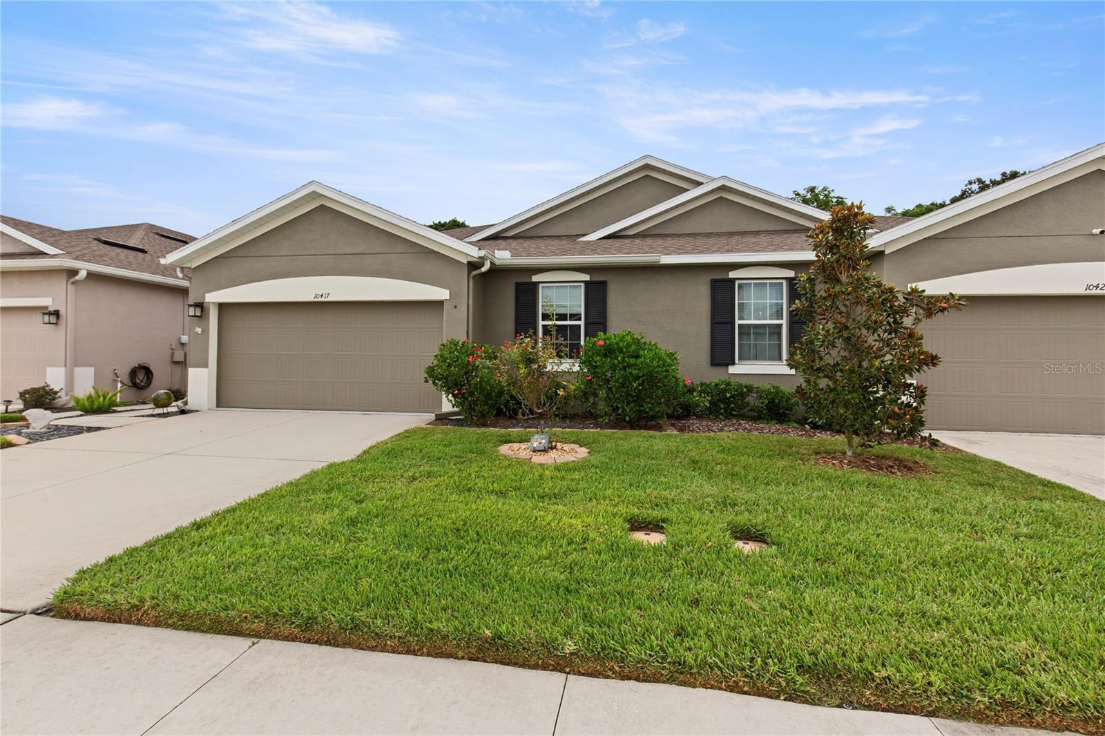 Welcome to easy Florida living in this immaculate 3-bedroom, 2-bath villa with a 2-car garage, ideally located in a beautifully maintained community. Whether you’re a first-time homebuyer, downsizing for retirement, or simply looking for a low-stress lifestyle, this move-in-ready home checks all the boxes.
Step inside to an inviting, open floor plan with plenty of natural light and neutral finishes. The modern kitchen features sleek quartz countertops, stainless steel appliances, a closet pantry, and all major appliances are included—making move-in a breeze.
The spacious living and dining areas are perfect for relaxing or entertaining, and the large screened-in lanai provides a peaceful place to unwind year-round. A dedicated extra storage room gives you added functionality and flexibility for seasonal décor, hobbies, or organization.
This home offers the rare combination of affordability, convenience, and comfort. Located just minutes from Publix, shopping, restaurants, medical and dental offices, banks, pet services, and more—everything you need is close by. Plus, it’s zoned for top-rated schools, making it a smart choice for families or future resale value.
Enjoy the benefits of maintenance-free living with lawn care and exterior upkeep included, so you can spend more time doing what you love.
Don’t miss this opportunity to own a well-cared-for villa in one of Land O’ Lakes’ most convenient and welcoming communities. Schedule your private showing today!