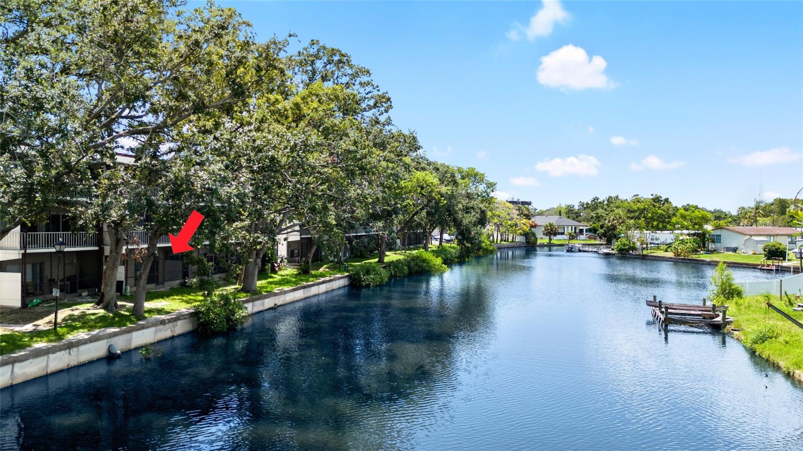 LOCATION-LOCATION-LOCATION !!!! BRAND NEW FROM TOP TO BOTTOM. Enjoy this first floor condominium 10 Min to Tampa International with beautiful Canal Views,. BRAND NEW AC/HVAC AND HOT WATER BRAND. STUNNING NEW cabinets. Counters ,flooring,paint,fans etc.
Great open floor plan! Check out the size of the Primary bedroom with 2 closets
Enjoy seeing breathtaking water views and sitings of awesome wildlife that frequent the area. The Tudor Cay community caters all lifestyles, with an extensive selection of amenities designed to enhance your living experience. Enjoy the convenience of boat storage, scenic picnic areas, and comprehensive laundry facilities. Engage in leisure and recreation with a fishing dock, a lighted tennis court, two swimming pools, a half-basketball court, a racquetball court, and a clubhouse equipped with a party room, pool table, and fitness center. The Condominium Association meticulously maintains the outdoor spaces and covers essential services such as sewer and water, ensuring a hassle-free lifestyle. Situated just minutes from Tampa International Airport, the Veterans Expressway, and the area's pristine beaches,