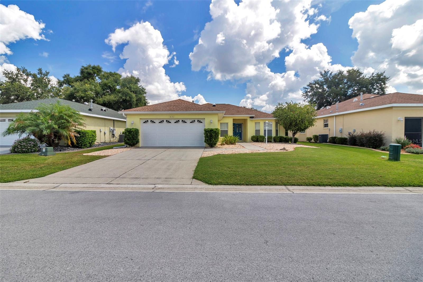 Florida active 55+ lifestyle living at it's best in On Top of the World! Convenient to shopping and recreational activities with golf cart access! HOA fees include community amenities of a fitness center, pool, walking trails, dog park, community garden and more! This 1576sf Verbena model features hardwood floors in the living room and kitchen, walk-in shower in the master, tray ceilings, and sunroom! Light and bright with solar tube lighting! Priced to sell!! New Roof 2022/new A/C 2021!! All information is deemed reliable but not guaranteed and it is buyer's responsibility to verify.