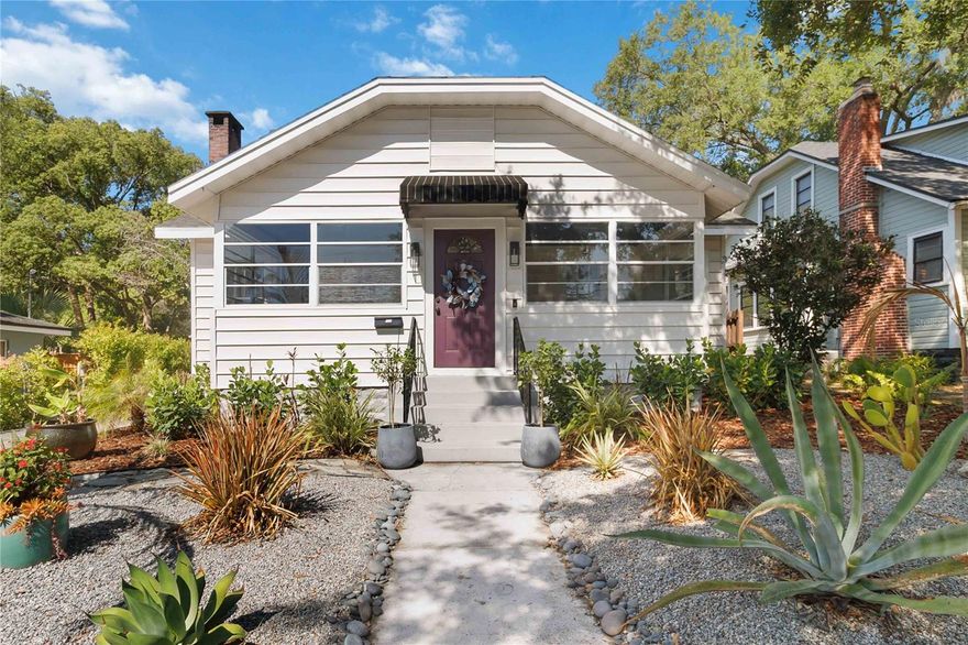 Charming Craftsman Bungalow in the Heart of Thornton Park
This adorable 2-bedroom, 1-bath Craftsman bungalow is ideally located in the heart of Thornton Park—one of Orlando’s most beautiful and walkable neighborhoods. Just blocks from Lake Eola Park and the restaurants along Washington Ave, short distance to Mills 50 and the Milk District, this home offers the perfect blend of historic charm and modern convenience.
You’ll find move-in-ready spacious, light-filled living areas with a bright, airy feel throughout. Lovingly maintained, this home features a newly renovated kitchen, bathroom, and separate laundry area, combining character with thoughtful updates. The kitchen is ideal for everyday living and entertaining, complete with new quartz countertops, ample prep space, and a bonus storage area just off the main kitchen.
The home includes enclosed porches and a beautiful sunroom—perfect for hosting or a home office. A large dining room enhances the open layout with ample space for entertaining.
Outside, enjoy low-maintenance landscaping and a fully fenced backyard with an inviting entertaining space and raised garden bed for herbs & veggies.
An unfinished walk-up attic provides excellent potential for future expansion and ample storage space.
Full of character and ideally located, this beautiful bungalow is a rare opportunity to own a piece of Orlando charm where you can live, work & play downtown!