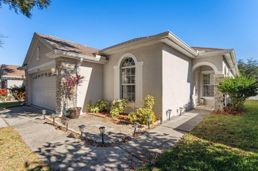 Welcome Home!  This four bedroom two bath home is ready for a new owner.  Waters Edge is a premier gated community in New Port Richey. You will love all of the amenities Waters Edge offers.  From the resort style pool to the park, and the recreation center complete with clubhouse and fitness room, you will truly enjoy resort style living at its finest.  This home boasts a little under 2000 square feet of living space, and has a fully fenced back yard.  The open concept allows for plenty of entertainment space for friends and family.  This home is priced to sell.  Don't miss out on the opportunity to live the vacation lifestyle at a truly remarkable value.  Make your appointment today!