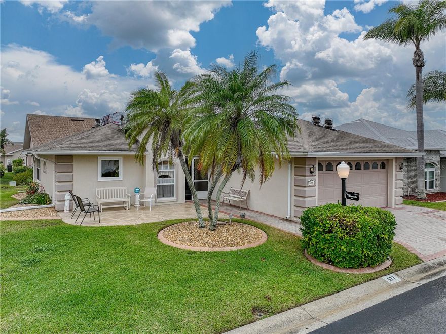 ATTRACTIVE, FULLY FURNISHED AND READY TO MOVE INTO 1349 SF 2BR/2BA HOME located in the ACTIVE, GATED, RESIDENT OWNED 55+ (minimum age 40) community of Lake Henry Estates! Just bring your clothes, toothbrush and personal items to settle into this amazing home! Designed with an open floor plan and split bedrooms, this home is located close to the clubhouse! A front patio and back patio area allow for enjoying the outdoors! Since ownership, the seller has: repainted the exterior and interior; replaced carpet with laminate flooring; installed chair rail in the master bedroom; added cabinetry in the kitchen; added a ceramic tile backsplash in the kitchen; replaced the kitchen window over the sink as well as replaced the kitchen sink and faucet; updated the refrigerator(2-3 years old) and dishwasher (2-3 years old); updated window treatments; and replaced the garage door opener! BRAND NEW ROOF INSTALLED 11/2023! The seller will assign the buyer one voting share in the Sweetwater East Investment Co after closing. 2023 taxes include $474.50 Non-Ad Valorem Assessment for Polk County garbage, recycling & fire services. The monthly maintenance fee includes 8000 gallons water, sewer, internet, cable TV, & use/care most amenities. Community amenities include: 12,000 SF clubhouse w/library, pub, ballroom, gym & billiards room; social activities; 9 hole executive golf course; heated pool & spa; tennis, pickle ball & shuffleboard courts; wood working shop; RV storage; & boat dockage. Conveniently located close to shopping, medical clinics, hospitals, HWY 27 and I-4! Easy access to Tampa, Orlando, beaches & area attractions. 55+ COMMUNITY, MINIMUM AGE 40. MAY HAVE 2 PETS UP TO 20# EACH. Information is believed to be accurate but not guaranteed.