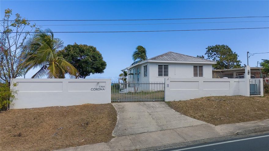 Welcome to Casa Corona, a stunning air-conditioned 2-bedroom, 1-bathroom villa in the desirable Florida neighborhood of Vieques. Centrally located on the North Shore, this charming retreat offers easy access to shopping, restaurants, excursions, and travel, making it the perfect home base for island living.

Designed for comfort and style, Casa Corona features an open floor plan, elegant décor, and a vaulted hip roof, creating a bright, airy, and inviting space. Step outside to your private pool, powered by an eco-friendly solar pump, where you can cool off in the refreshing water or simply unwind in the serenity of your surroundings. The spacious poolside patio is ideal for sipping morning coffee at sunrise, enjoying a sunset dinner, or basking in the ocean views and gentle island breezes— all while watching Vieques’ famous horses graze peacefully in the open field next door.

Just a short walk away, you’ll find yourself on one of Vieques’ pristine beaches. The 772-square-meter (0.19-acre) yard provides plenty of space to play, or the perfect canvas to expand your own lush tropical garden.

With a strong short-term rental history, Casa Corona is not just a dream getaway—it’s a smart investment in paradise. Don’t miss the opportunity to own this slice of the Caribbean. Schedule your viewing today!