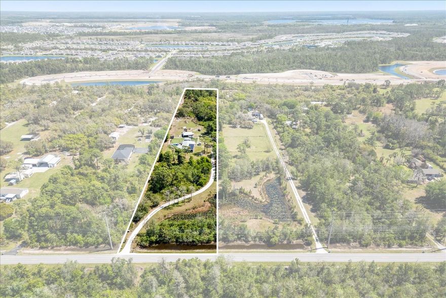 CALLING ALL BUILDERS AND DEVELOPERS 

Nearly 6 acres of prime, buildable land just minutes south of Lake Nona Medical City in St. Cloud! Surrounded by high demand communities like Bridgewalk, Sunbridge, and Weslyn Park this property offers unmatched potential for residential development or a long-term land investment. Utilities are conveniently nearby simplifying development plans. Value is in the land only existing structures are as-is with no contributory value. Minutes to Orlando International Airport, restaurants, shopping, and all major highways. Opportunities like this in the Lake Nona / St. Cloud corridor are rare and disappearing fast. Act now to secure your piece of one of Central Florida’s hottest growth corridors!