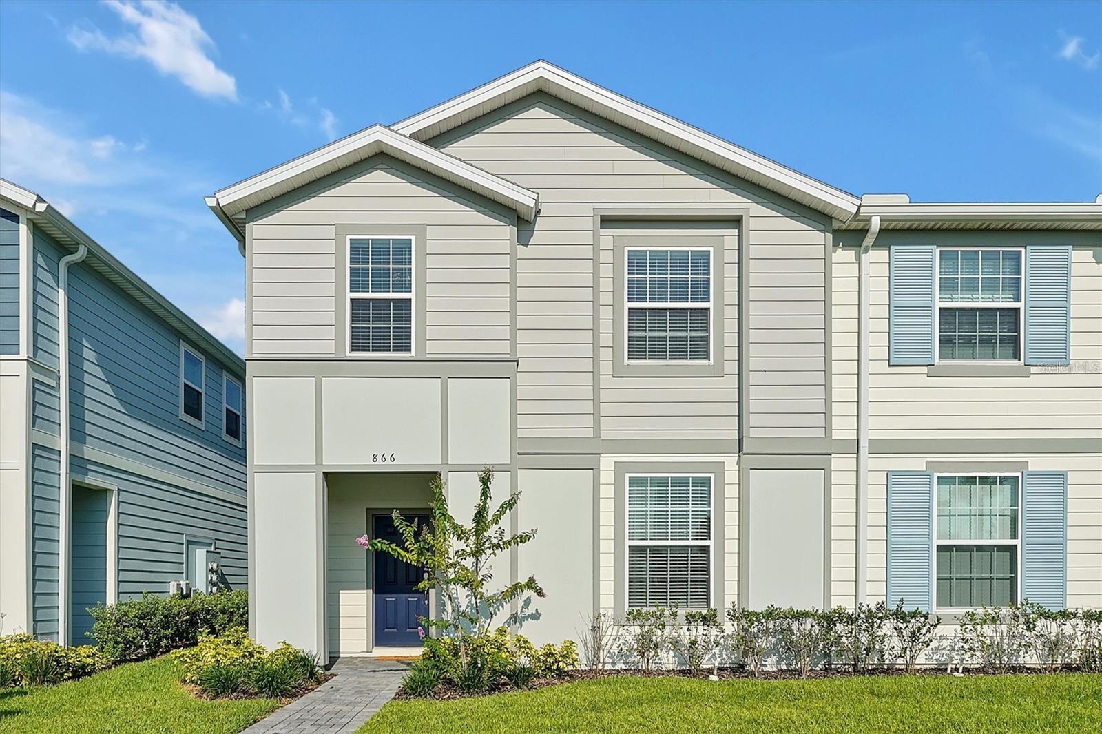 CORNER UNIT!! This FULLY FURNISHED 5 bedroom 4.5 bath townhome is located in sought after Windsor Island Resort, just a SHORT WALK FROM THE CLUBHOUSE. *Turnkey Ready* for immediate occupancy and rental. The property is fully equipped and professionally designed with thematic rooms, providing a welcoming "home away from home" experience. Its modern open floor plan is perfect for hosting gatherings, whether intimate or for larger groups. Step outside to the covered lanai, ideal for year-round enjoyment of the Florida lifestyle, and relax by the sparkling, screened pool with plenty of room for sunbathing. The resort amenities are truly exceptional, featuring a grand clubhouse with a guest check-in desk, a state-of-the-art gym, a resort-style pool complete with a lazy river, a splash pool, an indoor/outdoor restaurant and bar, an outdoor fire pit, sports courts, and a playground. Don’t miss this incredible opportunity to own your own vacation rental home! Call me today to schedule your showing!
