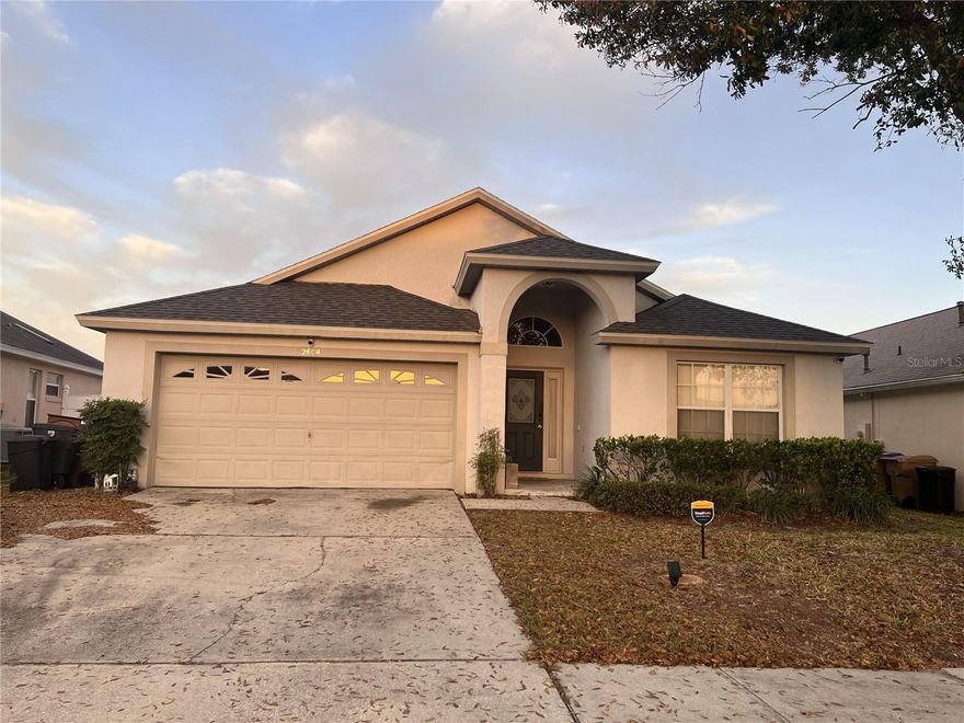 This home has the potential to be great with a few of your touches. Great community and area. Short term rental is allowed. 5 bedrooms with 2 masters and 4 baths with a pool. Newer roof and AC installed within the last 3 years. Come check it out and make it yours.