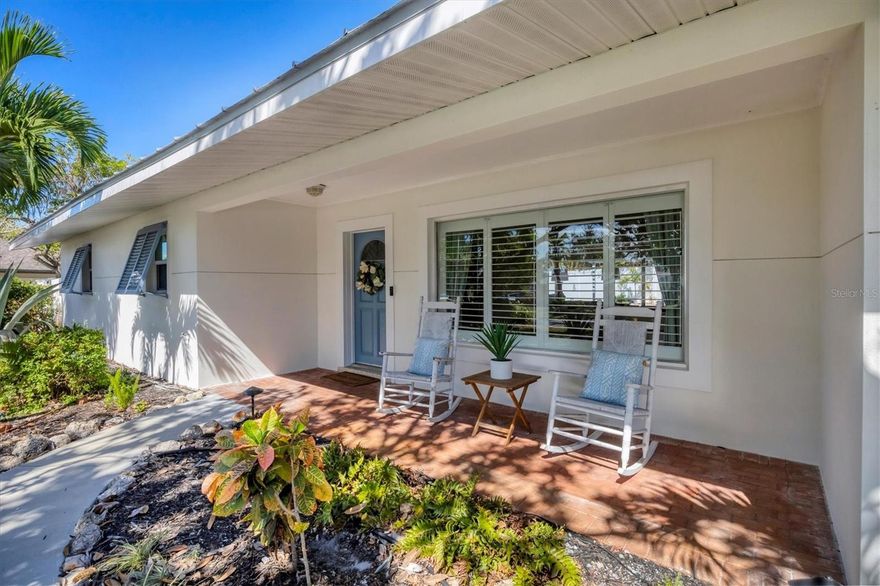 Classic Florida charm meets thoughtful modern updates at this prime Sarasota location! This beautifully maintained 3-bedroom, 3-bathroom home offers character, space, and an exceptional lifestyle just minutes from world-renowned Siesta Key Beach and vibrant Downtown Sarasota.

Inside, you’ll find timeless original built-ins that add warmth and charm, paired with an open concept layout designed for comfortable living. The home features an UPDATED KITCHEN AND BATHROOMS with modern finishes, updated flooring throughout, and abundant natural light that enhances the inviting atmosphere. The spacious primary suite includes a great walk-in closet, providing generous storage and everyday convenience. A great bonus is one of the additional bedrooms is an ensuite!

Major improvements provide peace of mind, including a 2024 METAL ROOF, NEWER WINDOWS AND DOORS, and an UPDATED SEWER LINE — offering both durability and long-term value.

Step outside to exceptional outdoor living in a large, fully fenced backyard designed for both relaxation and recreation. Enjoy beautiful paver areas perfect for entertaining, a private putting green for golf enthusiasts, and a storage shed for added convenience. There is ample space to park your boat or RV, and a private well irrigation system helps maintain a lush landscape efficiently while keeping water costs down.

Located near iconic Phillippi Creek, residents enjoy access to a community dock for boating, kayaking, and fishing. The optional annual HOA of $150 provides outstanding value, including landscape maintenance, pond and park upkeep, dock maintenance for boaters, a community savings fund, and social gatherings such as an annual Easter egg hunt — blending convenience with neighborhood connection.

Whether you're seeking a primary residence, seasonal retreat, or investment opportunity, this property delivers location, lifestyle, and lasting quality in one of Sarasota’s most desirable areas. NO FLOOD ZONE, NO CDD FEE.