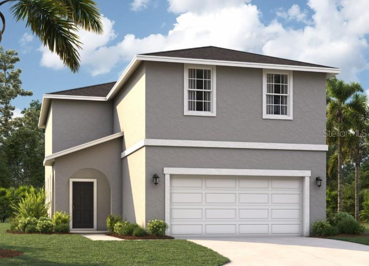 One or more photo(s) has been virtually staged. Under Construction. Avalon Park Tavares is a quaint live-work-play community featuring tree-lined streets, waterways, and the charm of a small-town lifestyle. Stanley Martin Homes offers affordable living and modern townhome design, combining comfort and style with the timeless appeal of this unique neighborhood. As part of this 155-acre community, homeowners will enjoy commercial and recreational spaces focused on the health and well-being of its residents. Nestled in the serene landscape of Lake Hermosa, Avalon Park Tavares combines a lifestyle where homeowners feel connected to their neighbors and involved in their community. Market Street will be the center of it all, where shopping, dining, and recreational options will abound. Not limited to Market Street, Avalon Park Tavares offers acres of parks, walking trails, lakes, and more.
The Atrium combines an open floor plan with plenty of space and ample windows to enjoy the Florida sunshine. With unique elevation options, the Atrium is sure to look unlike any other home on the street. Upon entering, guests are immediately greeted by the main-floor powder room and a massive great room. Overlooking the lanai, residents and guests alike will find their attention drawn outdoors. An L-shaped living room flows through the dining room and into the kitchen, which in turn has easy access to a two-car garage, with a complementary storage area under the stairs. Upstairs, the home's private areas provide a sanctuary from busy everyday life. Three bedrooms are located toward the front of the upstairs area and share a large bathroom with a double vanity. A laundry room completes the front of the upper floor. Ultimately, homeowners will admire the amenities of the primary suite. A walk-in closet rivaling the size of other builders' bedrooms means storage is once again front and center. Additionally, the generously sized bedroom allows for separate areas for sleeping and relaxing, while the primary bath has no shortage of details. Dual sinks, with plenty of counter space, as well as a large shower help ensure the owners of this new home have an oasis all to themselves.