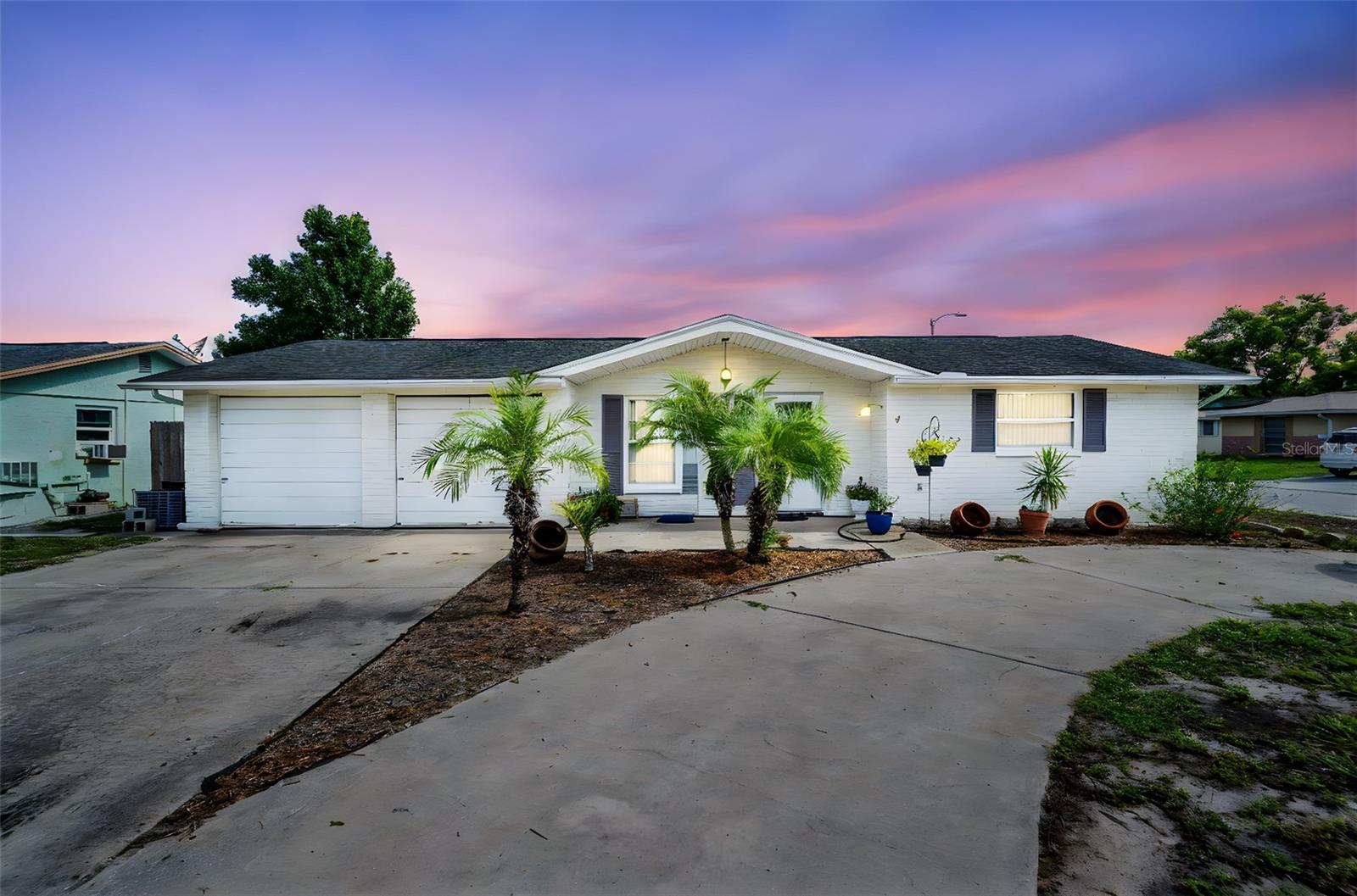 Welcome to this well-maintained 3-bedroom, 2-bathroom single-family home offering approximately 1,496 sq?ft. Built in 1978, it sits on a low-maintenance .13-acre lot.of inviting living space in desirable Port Richey. Situated on a generous corner lot with a circular driveway and attached 2-car garage,
A/C 5 years old, water heater 1 1/2 years old, and a well-installed irrigation system (buyer to complete installation), and double-pane windows ensure comfort and efficiency Open-concept layout flows from living area to family room, complete with a cozy wood-burning fireplace. Newer appliances, plus a convenient pass-through to the family room. Ceramic tile in kitchen and baths, luxury vinyl plank in living spaces, and carpet in bedrooms Split-bedroom floorplan for optimal privacy and daily flow Upgraded main bathroom, including granite-topped vanity and new fixtures in the secondary bath. Sunroom overlooking a fenced backyard.
Close to beaches, parks, and the scenic Pithlachascotee River—perfect for boating, fishing, and outdoor enjoyment. Pasco County offers over 15,000 acres of parks and trails
NO CDD AND NO FLOOD ZONE