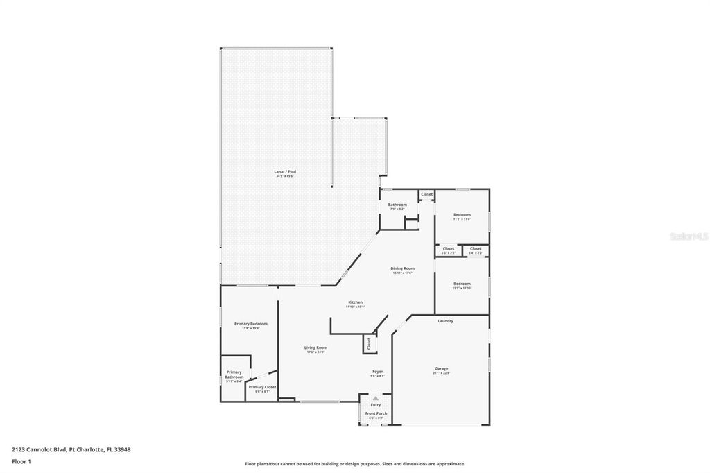 Photo of 2123 Cannolot Boulevard, Port Charlotte, FL 33948 (MLS # TB8437318)