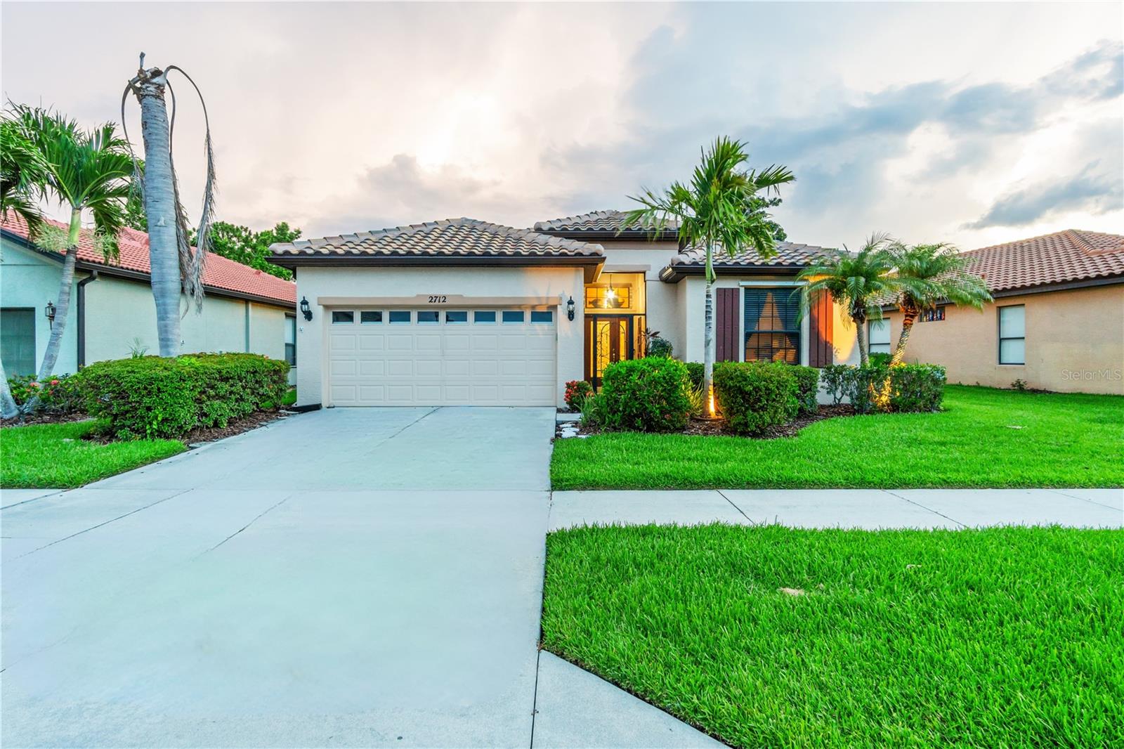 Discover the perfect blend of comfort, style, and active adult living in this beautifully maintained 2 bedroom, 2 bathroom single-family home, complete with a spacious study/den and a private screened-in pool. Nestled within a sought-after 55+ community, this home offers privacy and tranquility with no neighbors behind, creating a serene outdoor retreat ideal for relaxation or entertaining. Step inside to an inviting, light-filled floor plan with neutral finishes and an open-concept design that seamlessly connects the main living spaces. The kitchen offers BRAND NEW stainless steel appliances with plenty of cabinetry, a breakfast bar, and a functional layout that flows effortlessly into the dining and living areas—perfect for hosting family and friends. The large primary suite features a walk-in closet and en-suite bath, offering a peaceful escape at the end of the day. The second bedroom and adjacent full bath are ideal for guests, while the versatile den provides a comfortable space for a home office, reading nook, or hobby room. Enjoy the best of Florida living from your extended screened lanai, where a sparkling private pool and peaceful green views await. With no homes directly behind, you’ll appreciate the extra sense of space and quiet. Discover elevated living in this gated community of Cypress Falls, offering top-tier amenities and endless opportunities for connection. Enjoy access to a clubhouse, tennis courts, a community center, and two heated pools—one lagoon-style, the other a resistance pool. Stay active with pickleball, bocce, billiards, ping pong, horseshoes, and more. Join a variety of clubs and classes, including crafting, Bridge, poker, yoga, tai chi, water aerobics, and dance. Social events like Bingo, themed parties, and live entertainment foster a vibrant, welcoming atmosphere where neighbors become friends.
