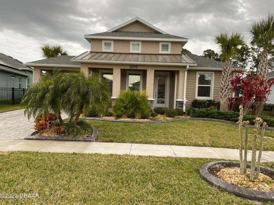 This  Johnson Group's model home offers, high end granite, vinyl plank floors, premier large lake front lot, 42 in cabinets with soft close drawers and doors, Café' stainless appliances, 12 ft ceilings, 8 ft doors, crown molding throughout, very large screened in lanai, carport, and many many other features. A true must see. Move in ready. All information is intended to be accurate but is not guaranteed. ;Water: City