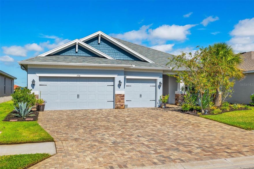 Are you seeking a resort-style living experience with lots of spacious and gracious living space, AND the added perk of beautiful sunsets over the lake right from the comfort of your home? This delightful 5-bedroom, 3-bathroom, 3-car garage home located in the gated Trevesta Community in Palmetto, FL will check off all your boxes.

This open concept home gives you views of the lake from throughout the house. The kitchen, with granite countertops, stainless appliances, a dual oven, and a large island, is centrally located in the heart of the home.

The oversized primary bedroom boasts a huge walk-in closet and a spacious ensuite bathroom. Imagine waking up to a tranquil lake view every morning. Another bedroom in the house features a walk-in closet and a private bathroom, making it comfortable and convenient for your guests or for multigenerational family living.

The other three bedrooms give you the flexibility to use them as bedrooms, office space, art studios, or whatever your family needs. Step outside onto the screened-in porch. This space offers you 365 days of outdoor relaxation and is a beautiful extension of your living space. The outdoor patio is perfect for entertaining and enjoying the Florida sunshine. There is an oversized laundry area that leads to your 3-car garage.

The amenities at Trevesta don't end at your doorstep. This community offers a resort-style experience, which includes access to a stunning zero-entry pool with cabanas, a covered outdoor entertaining area, splash pad, playground, 5600 sq ft clubhouse, and a 24-hour fitness center. Fun community events are offered throughout the month. Enjoy the miles of lakeside walking/jogging/biking trails.

The home is conveniently located near major highways, making it easy to access famous beaches and popular destinations such as St. Petersburg, Tampa, Bradenton, Lakewood Ranch, and Sarasota. Additionally, there is a new shopping area just a few minutes away from the home. 

Best of all, you can enjoy all of this without the worry of flood insurance. This Trevesta gem offers resort-style living with a low HOA fee. Enjoy spacious and elegant living spaces, as well as stunning lake views in your dream home. Be sure to schedule your appointment today and make this exceptional property your forever home! WITH AN ACCEPTABLE OFFER THE SELLER IS CONTRIBUTING $6000 TOWARDS YOUR CLOSING COSTS!