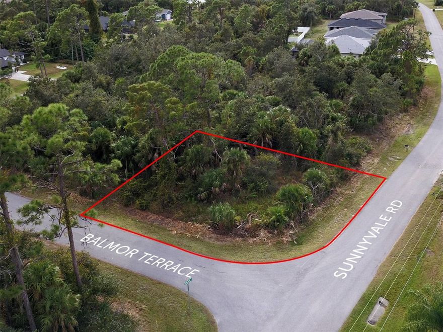 Beautiful, oversized corner lot -12,508 sqft, exceptional opportunity to build in one of Florida's fastest - growing cities. This desirable North Port lot offers the perfect blend of privacy, convenience, and future potential. This property is the ideal place to build your dream residence. Located nearby shopping, dining, parks, Warm Mineral Springs, and about 30 minutes from the Gulf Coast Beaches.