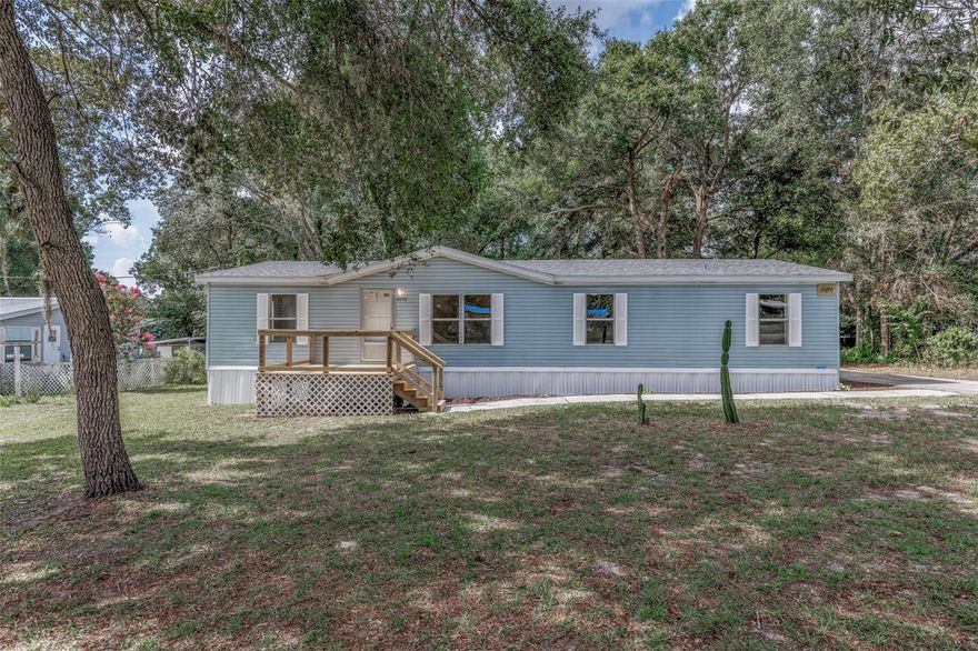 Beautifully Renovated & Move-In Ready! This charming, updated 3-bedroom, 2-bath home in the Hiltop subdivision sits on nearly half an acre and offers 1,560 sq ft of modern, stylish living space. NEW ROOF NEW HVAC(2023) NEW LUXURY VINYL FLOORING NEW 40 GALLONS ELECTRIC WATER HEATER.Step inside to discover sleek quartz countertops, fresh cabinetry and vanities, and a stunning new walk-in shower. The kitchen features newer stainless steel appliances, complemented by updated LED lighting and ceiling fans throughout. Additional upgrades include new baseboards and new decking with steps at all entries. With no HOA and plenty of room to add a pool and a nice-sized shed. Perfectly located with convenient access to Liberty Park and the scenic Withlacoochee State Trail, you’ll have endless options for outdoor recreation—whether it’s biking, hiking, or simply soaking in nature. Spend weekends exploring local favorites like Whispering Pines Park, Cooter Pond Park, or Fort Cooper State Park, ideal for birdwatching and serene nature walks. Just a short drive brings you to historic downtown Inverness, where you can enjoy the charm of the 1912 courthouse, boutique shopping, and dining hotspots. About half an hour to the FLORIDA'S TURNPIKE going to ORLANDO.Don’t miss this beautifully updated home in a location that offers both comfort and adventure!