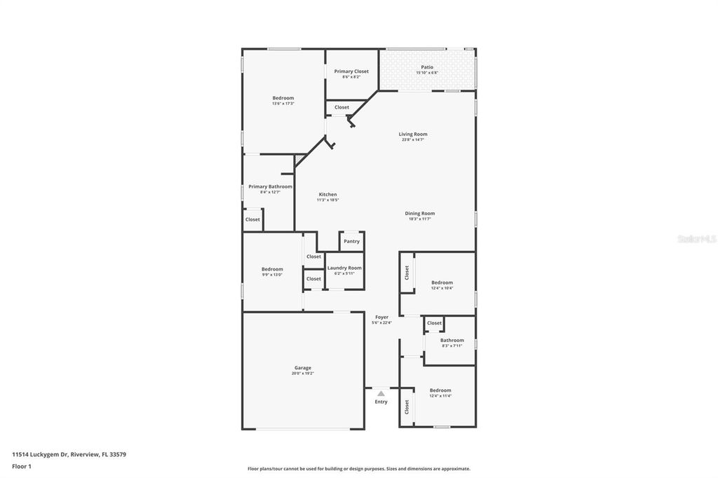 Photo of 11514 Luckygem Drive, Riverview, FL 33579 (MLS # TB8443193)