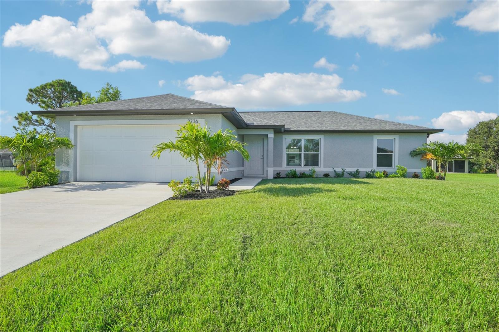 Under Construction. NEW CONSTRUCTION!!! NO HOA FEES! NO FLOOD ZONE! ALMOST COMPLETED WITH FINISHING TOUCHES UNDERWAY! Wonderful opportunity to own your own little slice of Paradise in SWFL. A 3-bedroom, 2-bathroom home in one of Cape Coral's family-friendly neighborhoods. Home provides the perfect backdrop for a Florida lifestyle. Nestled in an area experiencing remarkable growth. Photos and video are of another property. Same floor plan, finishings will vary. This property includes 1 year warranty with the builder and a 10 yr structural warranty.