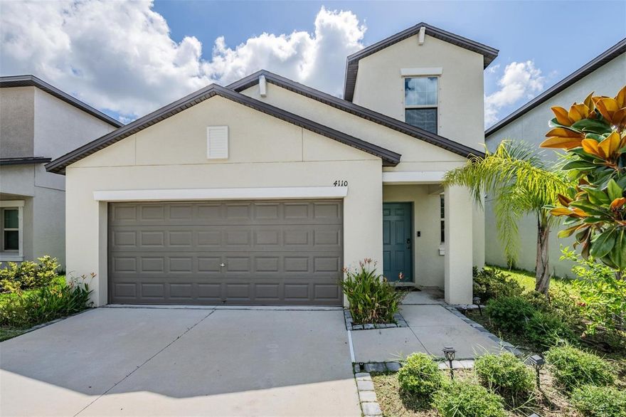 Amazing rental opportunity in the beautiful community of Touchstone in Tampa. This 2021 built home has been lovingly maintained and is totally move-in ready! Inside, you’ll find a big, open floor plan with soaring ceilings and plenty of room for entertaining. The stunning kitchen will delight the chef of the home with plenty of cabinet space, granite countertops, and a separate eating area. The spacious great room and dining room sit adjacent to the kitchen and there is a large slider to the back porch. The primary bedroom is located conveniently downstairs and includes a large walk-in closet and an ensuite bathroom with a dual sink vanity and large walk-in shower. The remaining bedrooms and loft are located upstairs and are each spacious with plenty of room to spread out. In the back of the home, you will find a sizable, fenced in yard and a covered, screened in patio where you can enjoy privacy and fresh air. The Touchstone community of Tampa has many wonderful amenities for its residents to enjoy! There is a sparkling community swimming pool and a splash pad, clubhouse with a fitness center, playground, and a dog park. You’ll also be located just 9 miles from downtown Tampa, so you’ll be able to enjoy all the awesome things that the city has to offer; such as Tampa's Riverwalk, a 2.4 mile walkable and bikeable pathway lined with art, restaurants, and entertainment. You’ll also be just 6.7 miles away from Tampa’s historic Ybor City which is also brimming with unique shops and restaurants galore! Check out this gorgeous rental today!