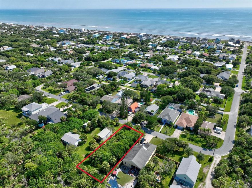 Located in beautiful Flagler Beach, only 4 blocks to the beach, this lot represents a great opportunity to build your dream home At a time of your choosing. Flagler Beach allows golf carts on it's roads and the lot is within a short ride to the beach, pier, restaurants and many more activities. The city is also located within a short drive to Daytona Beach and St. Augustine. You can enjoy sunrises with your morning coffee on the beach and amazing sunsets at your back porch. Come take a look, fall in love with this beautiful parcel and start living the life style you deserve.