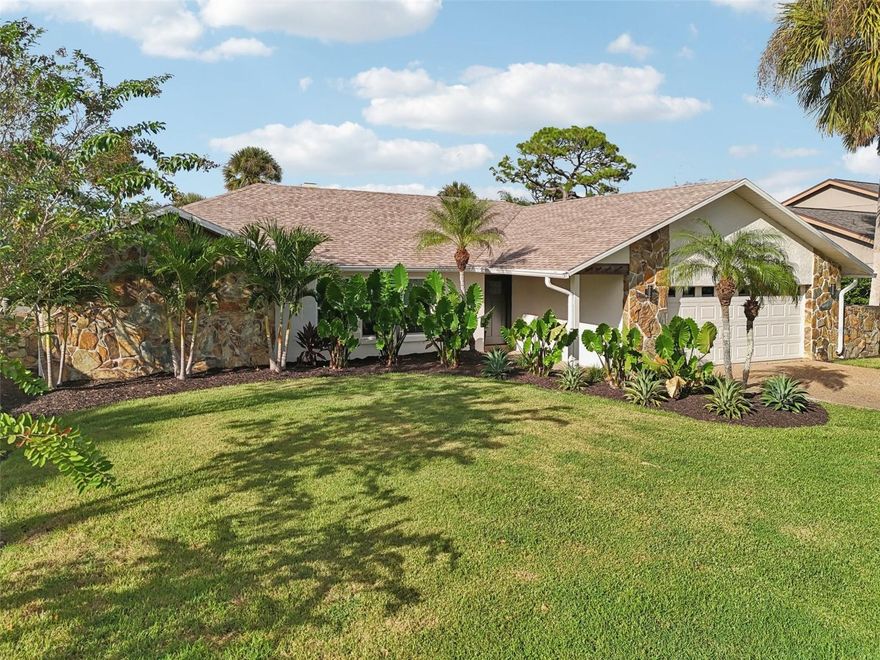 Welcome to this beautifully redesigned 3-bedroom, 3-bath home located behind the gates of the Country Club of Sarasota. Overlooking the prestigious TPC golf course, this residence combines elegant design with comfortable Florida living. A private master foyer separates the living spaces, offering a perfect balance between privacy and openness. The primary suite features its own office/study and gym, creating a true retreat within the home. The open-concept main living area showcases vaulted ceilings, a bright and inviting family room, and seamless flow to the spacious covered lanai and pool area — ideal for entertaining or relaxing while enjoying serene golf course views. Additional highlights include a well-appointed kitchen, updated baths, and a spacious two-car garage with a side entry door — perfect for a golf cart or additional storage. Located in a guard-gated community with 24-hour security and optional golf and tennis memberships, this home offers the best of Sarasota living — just minutes from Siesta Key Beach, shopping, dining, and top-rated schools.