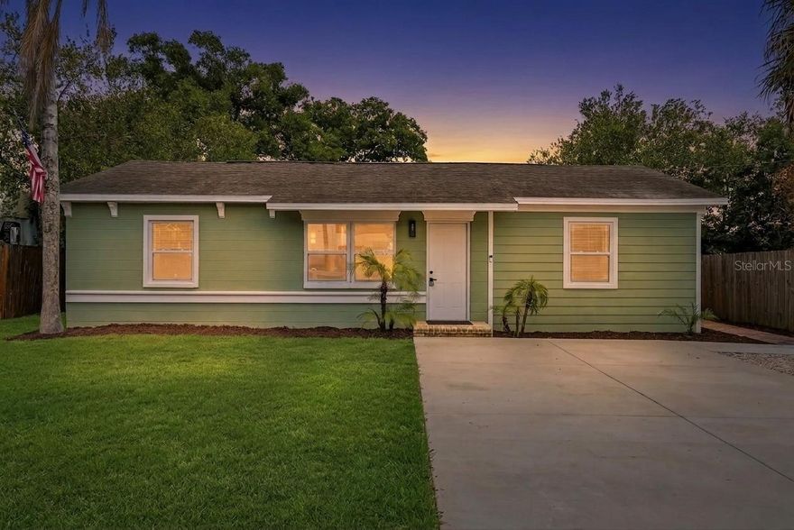 Welcome to your Tampa glow-up! Prime location minutes from downtown Tampa, Busch Gardens and the Tampa Bay Buccaneers stadium. This beautifully renovated 3-bedroom, 2-bath home combines modern upgrades, everyday comfort, and a location that makes life easy. From the brand-new concrete-paved driveway to the huge, fenced backyard, this property checks all the right boxes — and then some. Step inside to discover luxury plank vinyl flooring throughout (that’s right — no carpet anywhere!), recessed LED lighting, stylish modern fixtures, and fully renovated bathrooms that feel straight out of a design magazine. The completely updated kitchen is the true heart of the home, featuring soft-close cabinetry, quartz countertops, and brand-new stainless-steel appliances. Big-ticket upgrades provide peace of mind, including a 2022 HVAC system, 2022 windows, a brand new 2026 water heater, and a smart thermostat for added efficiency and convenience. Outside, the oversized fenced backyard offers endless possibilities — pets, playsets, gardening, entertaining, or finally building that backyard oasis you've been dreaming about. And with NO HOA, you’ll have the freedom to truly make the space your own. Walking distance to Kimbell Elementary School, you’re also close to shopping, dining, entertainment, USF, and major commuter routes. Whether you're a first-time buyer, downsizing, or simply looking for a move-in ready home in an unbeatable location, this one deliver style, function, and value with a little Tampa flair. Schedule your showing today before someone else beats you to it!
