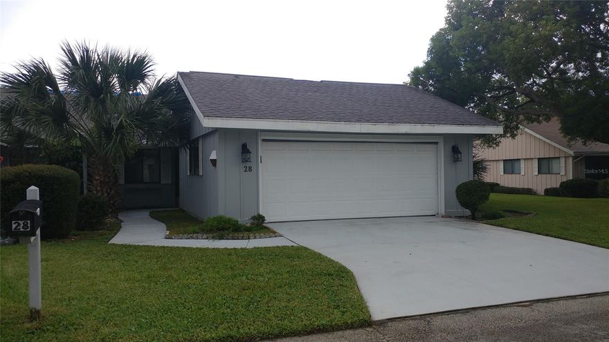 This 2 Bedroom Golf Villa has New Flooring, New Paint inside and out. Spacious Living area, Light and Bright Family room. 2 Large Bedrooms with Oversized Closets. Double Car Garage to store all your toys to hit the beach which is minutes away also Close to Historical Canal Street and Flagler Avenue. Low annual HOA dues of 300.00 provide sprinkler system maintenance and operation,  subterranean treat & repair termite bond and Common area. ;Water: City