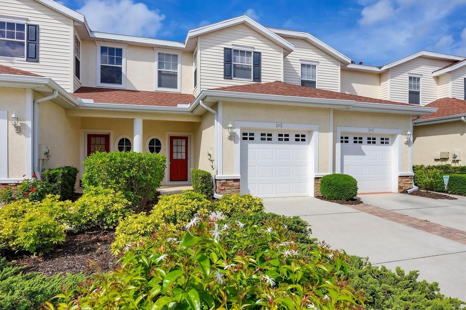 Bright and cheerful furnished townhome in Lakeside Plantation! Move-in ready and exceptionally maintained, this charming 3-bedroom, 2.5 bath townhome offers a comfortable and inviting layout ideal for year round living or seasonal enjoyment. Offered furnished (with some exclusions), the open concept floor plan features ceramic tile throughout the main living areas and a spacious kitchen designed for entertaining. Enjoy 42 inch wood cabinets, a full appliance package, pantry, breakfast bar, and plenty of room to cook and gather. Upstairs, the generously sized primary suite offers a relaxing retreat with a tray ceiling accented by crown molding, a large walk-in closet, and a private en-suite bath with a tiled walk-in shower. Two additional guest bedrooms (one with a charming window seat) are located on the opposite side of the home for privacy, along with a full guest bath and a laundry closet with a full size washer and dryer. Step out to the peaceful screened lanai and unwind while enjoying serene views of the wooded preserve, perfect for birdwatching or simply soaking in the tranquility. Additional features include a new roof (2021) and AC (2017). Not located in a flood zone for added peace of mind. Enjoy the lifestyle and amenities of Lakeside Plantation, where residents have access to a large community pool and hot tub, tennis, pickleball and basketball courts, fitness center, playground, library, and a beautiful clubhouse with Wi-Fi and regular social activities. With super low HOA fees that are just $170 per month (CDD fee included in tax bill) this home offers exceptional value. Conveniently located near I-75 for easy access to nearby cities and just a short drive to Gulf beaches, golf courses, shopping, dining, and entertainment. Don’t miss the chance to make this lovely home yours. Schedule your private showing today!